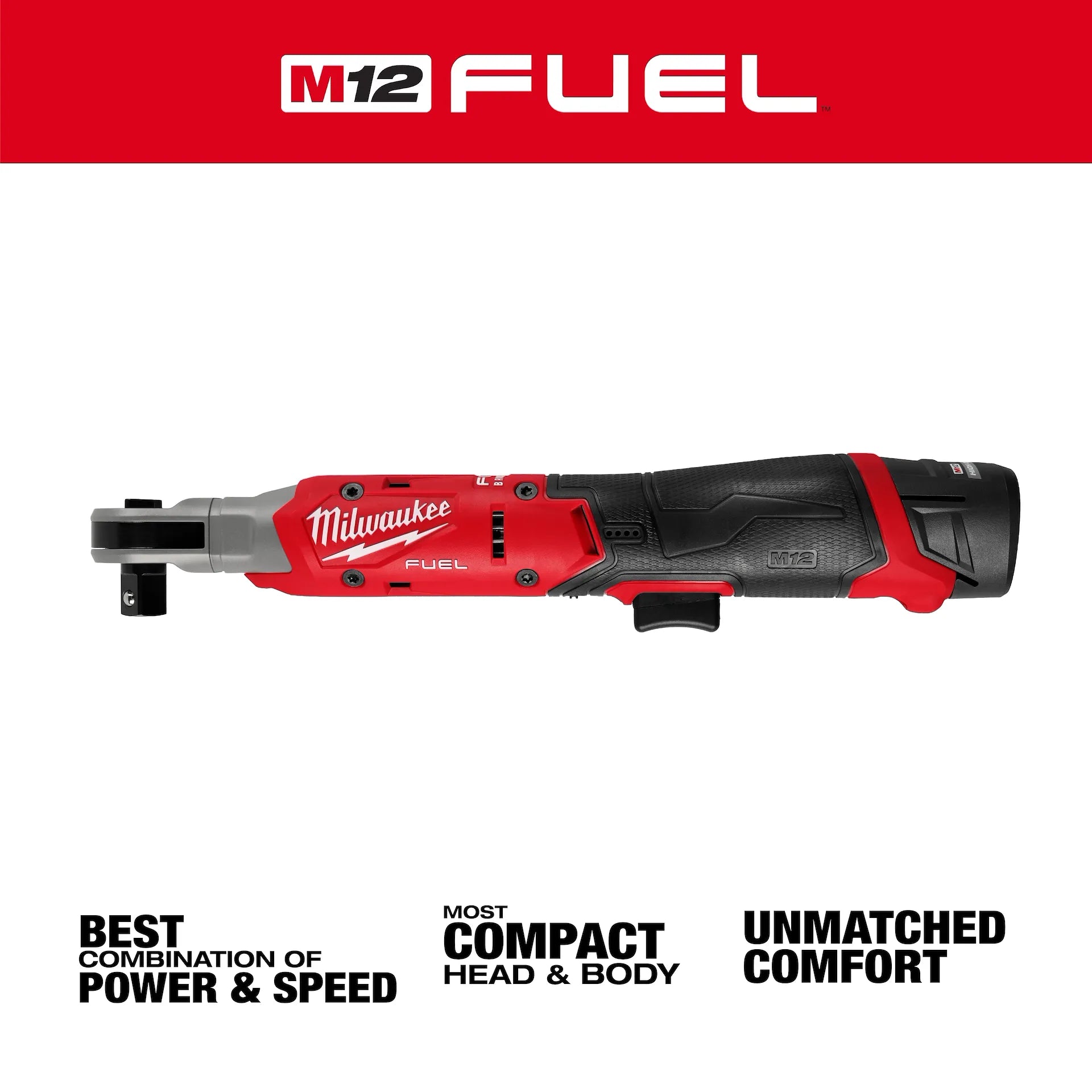 Milwaukee 3054-21 - M12 FUEL™ 1/2" Ratchet Kit