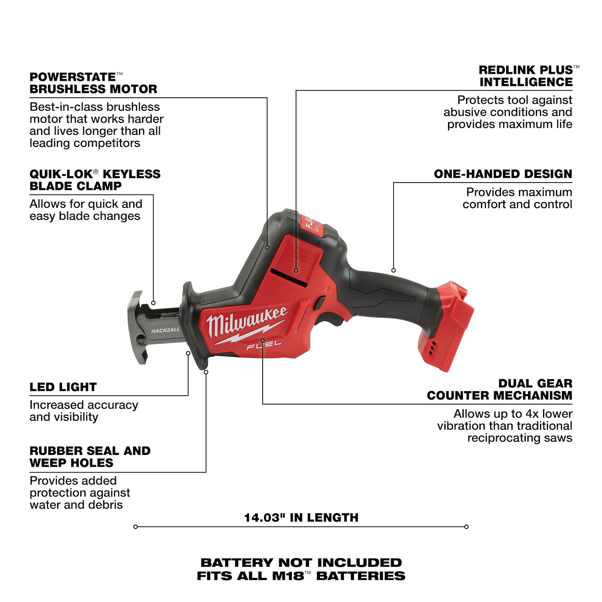 Milwaukee 2719-20 - M18 FUEL™ Hackzall®