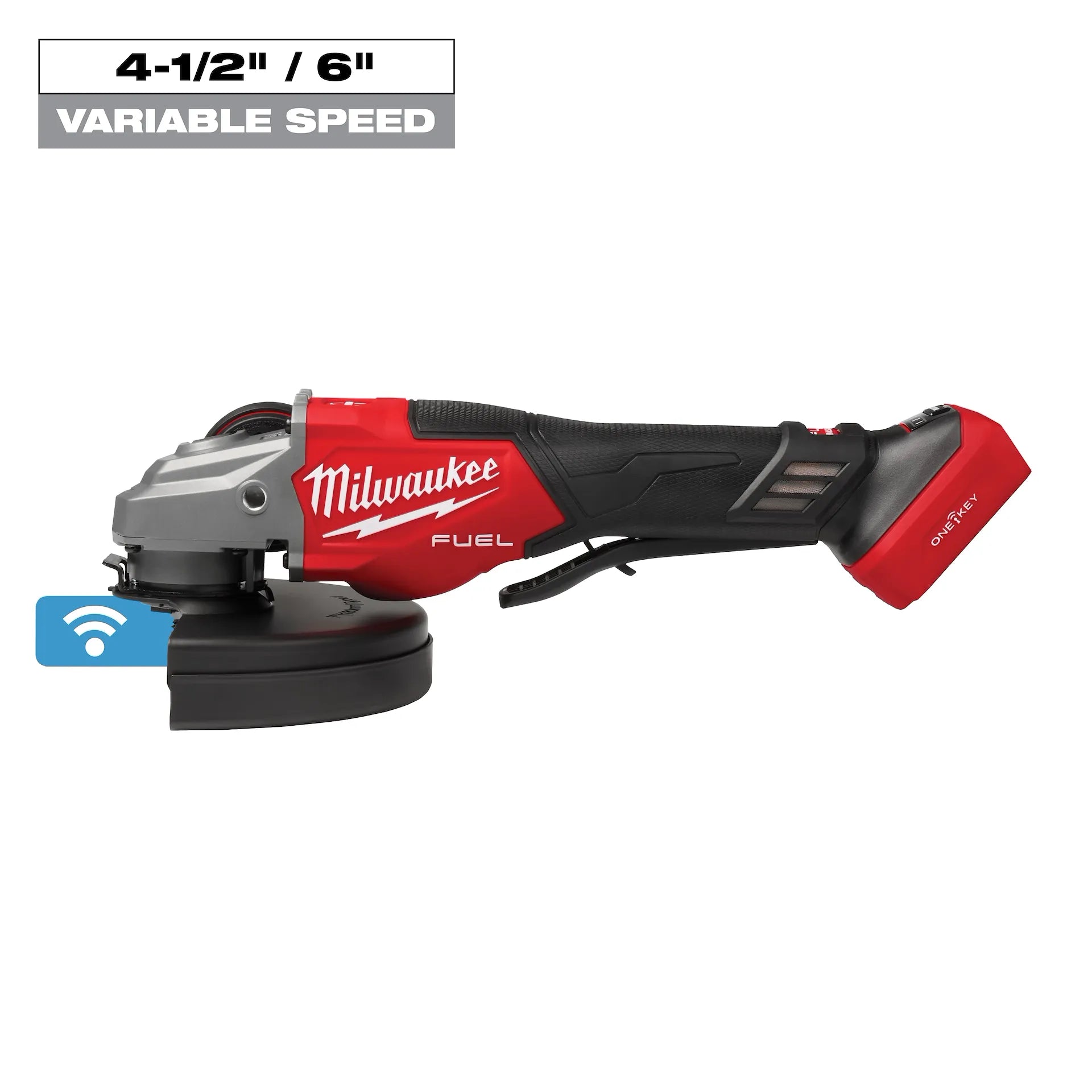 Milwaukee 3674-20 - M18 FUEL™ 4-1/2"-7" Variable Speed Braking Grinder, Paddle Switch w/ ONE-KEY™