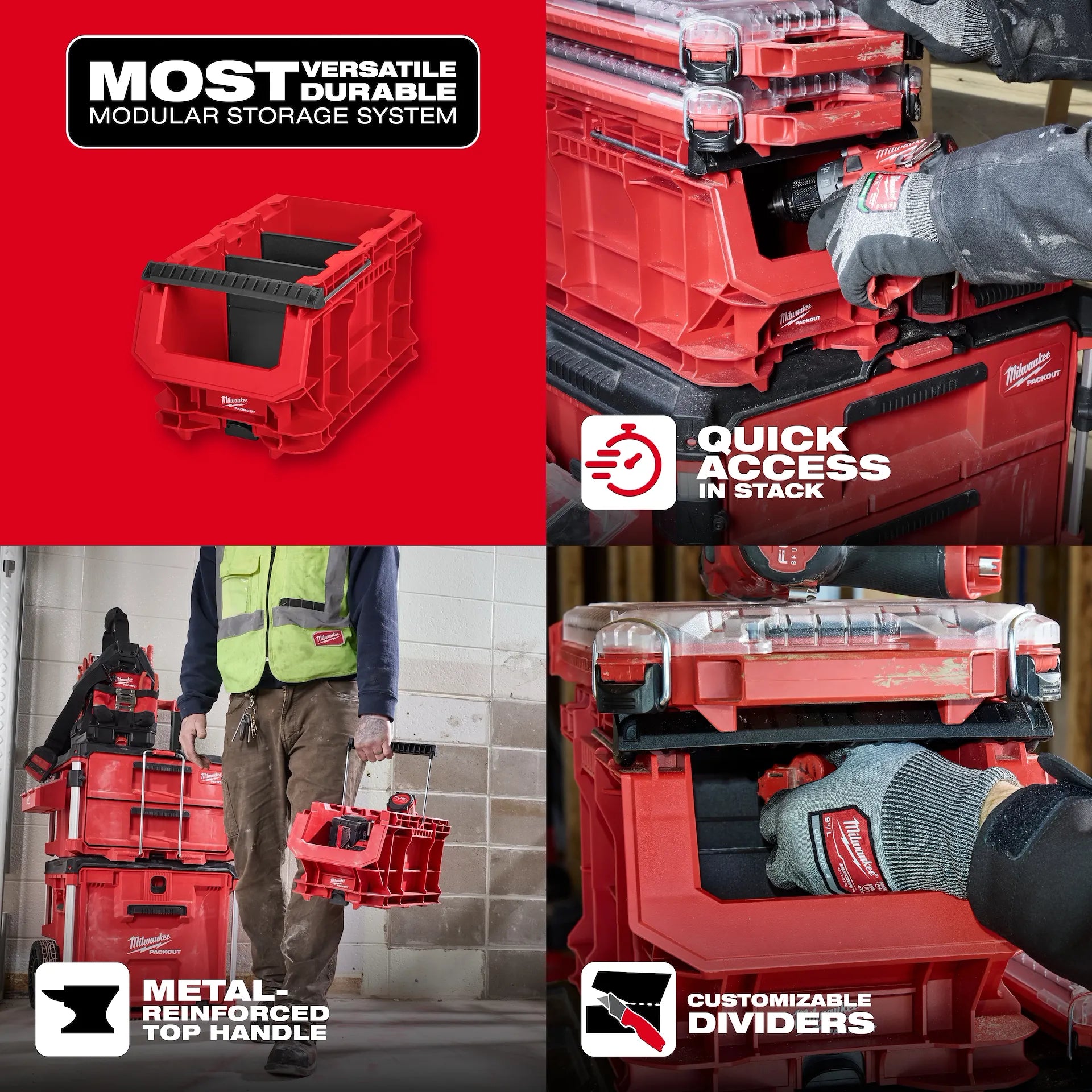 Milwaukee 48-22-8437 - PACKOUT™ Compact Crate
