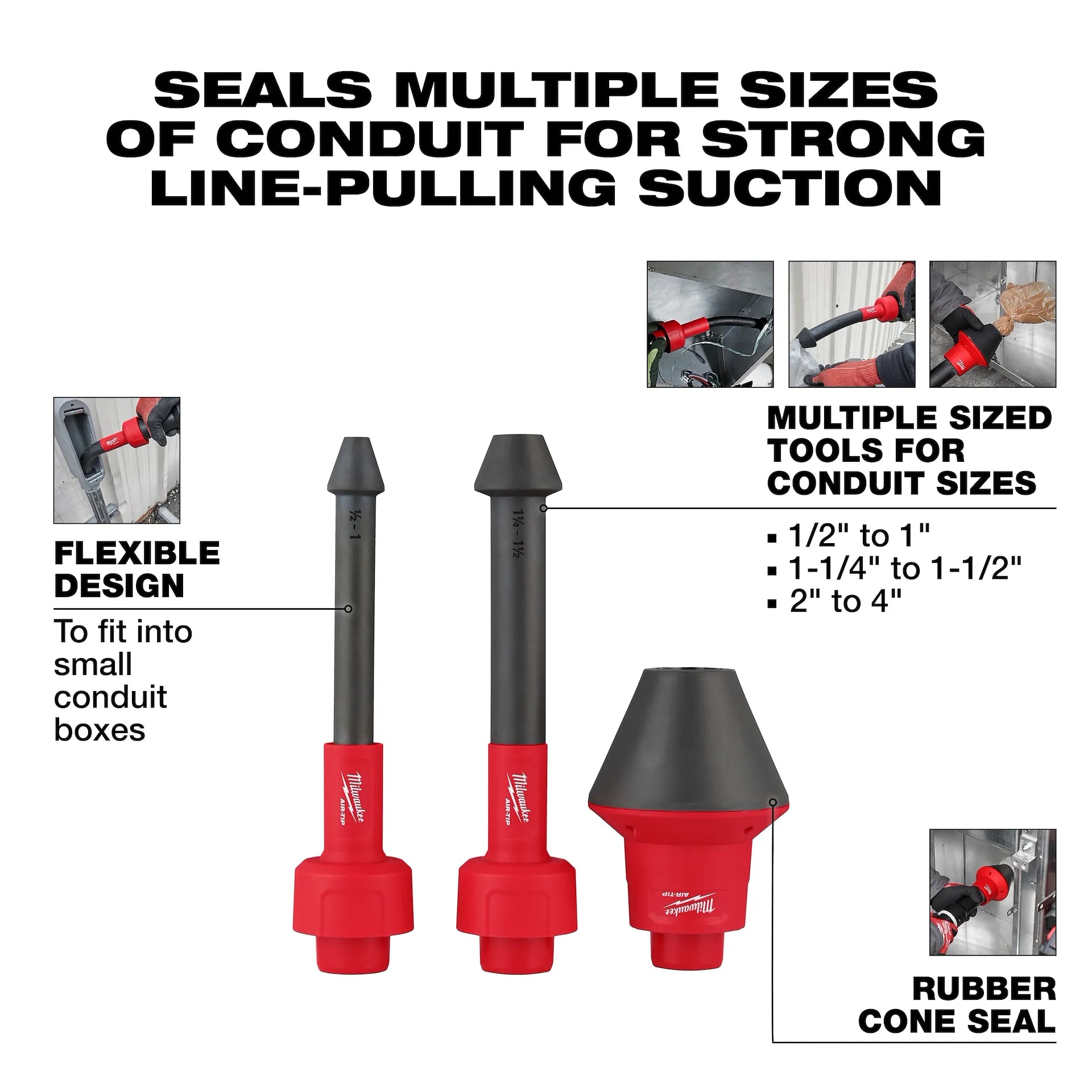 Milwaukee 49-90-2024 - AIR-TIP™ Conduit Line Puller Kit