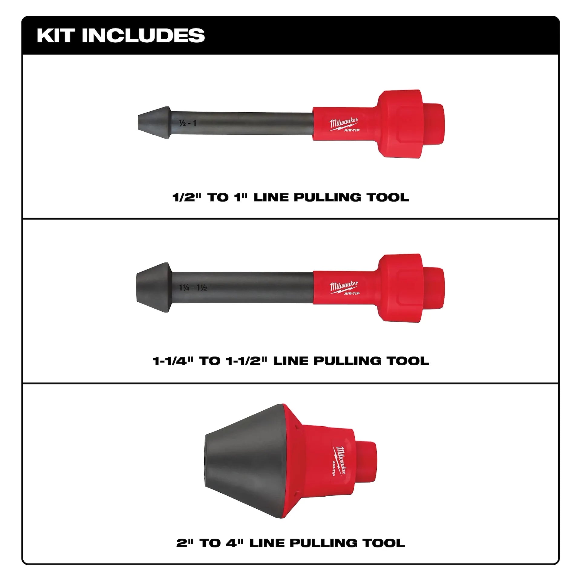 Milwaukee 49-90-2024 - AIR-TIP™ Conduit Line Puller Kit