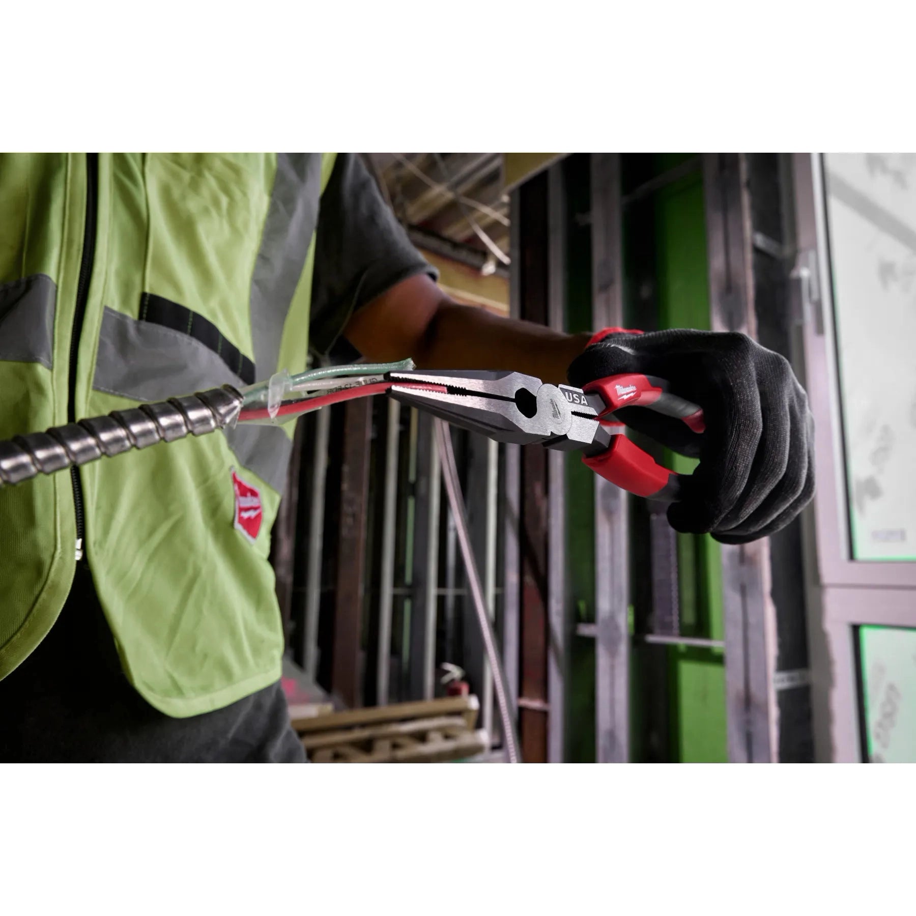 Milwaukee MT555 - 8" Long Nose Comfort Grip Pliers (USA)