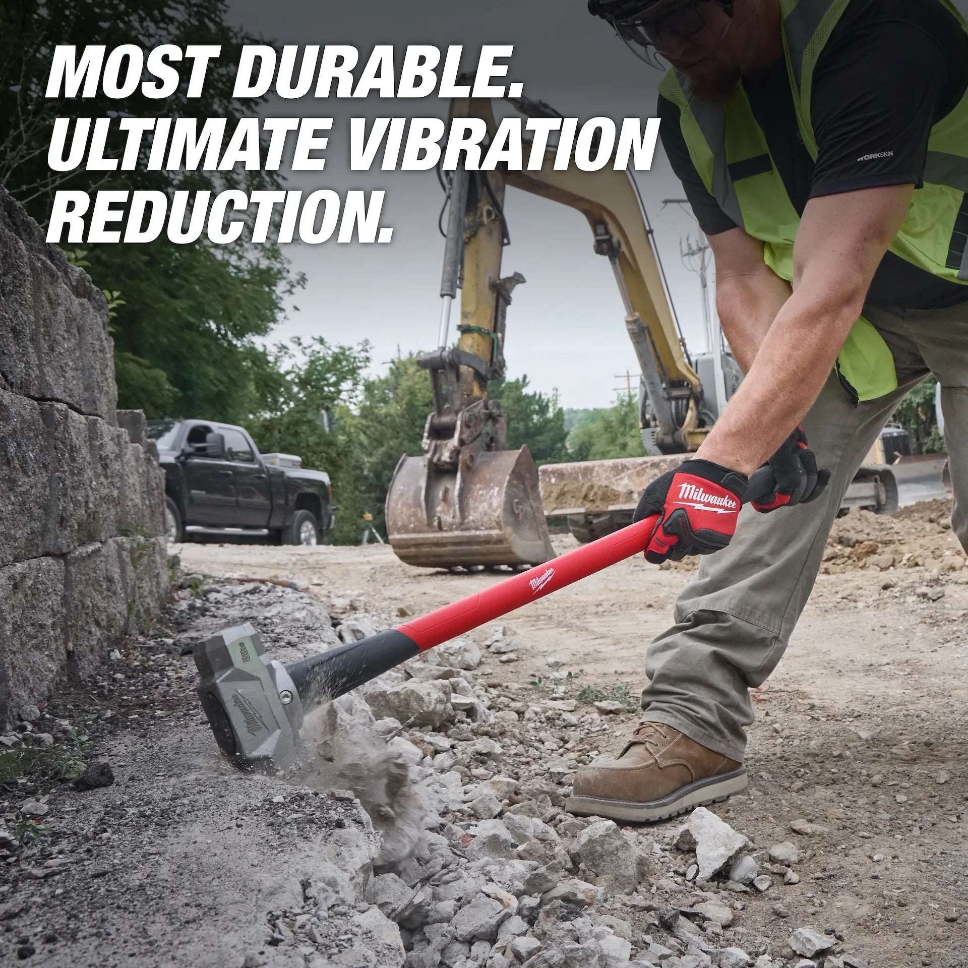 Milwaukee 48-22-9331 - 8lb Sledge Hammer (36" Handle)