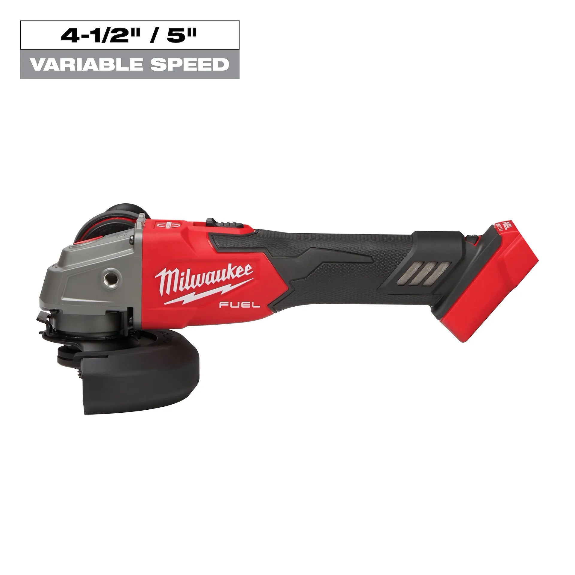 Milwaukee 2889-20 - M18 FUEL 4-1/2" / 5" Variable Speed Braking Grinder, Slide Switch Lock-On