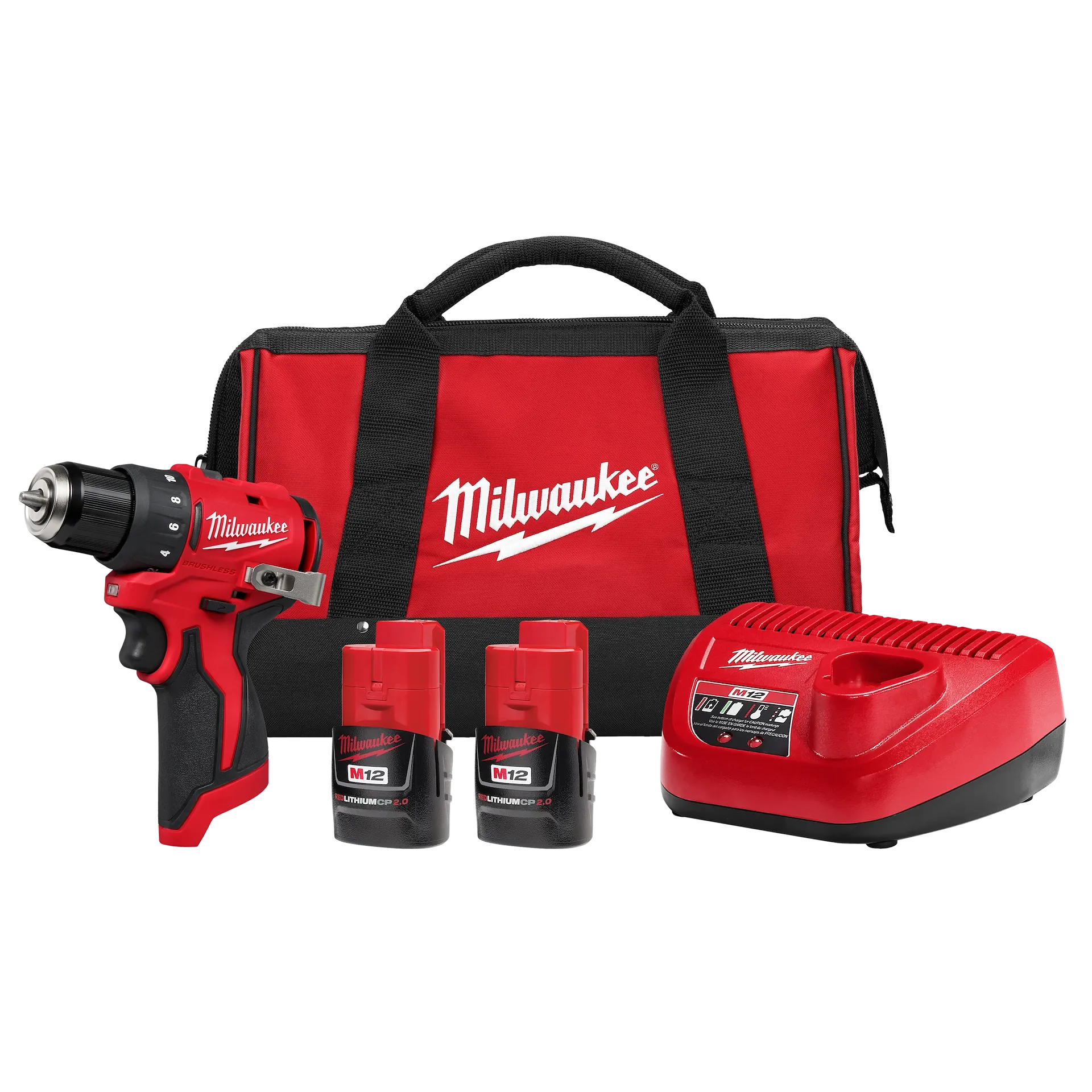 Milwaukee 3401-22 - M12™ Subcompact Brushless 3/8" Drill/Driver Kit