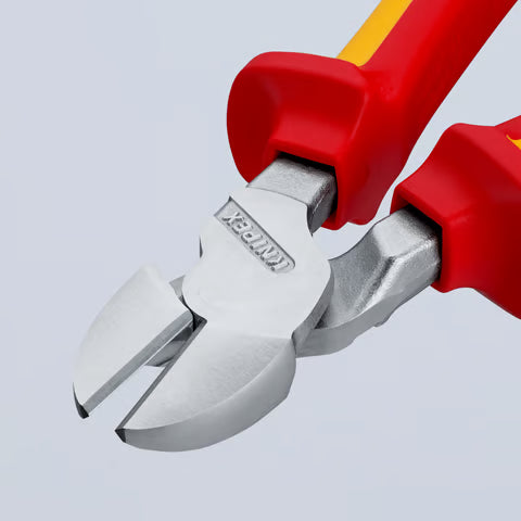 Knipex 7406200T - 8" 1,000V Insulated High Leverage Diagonal Cutter