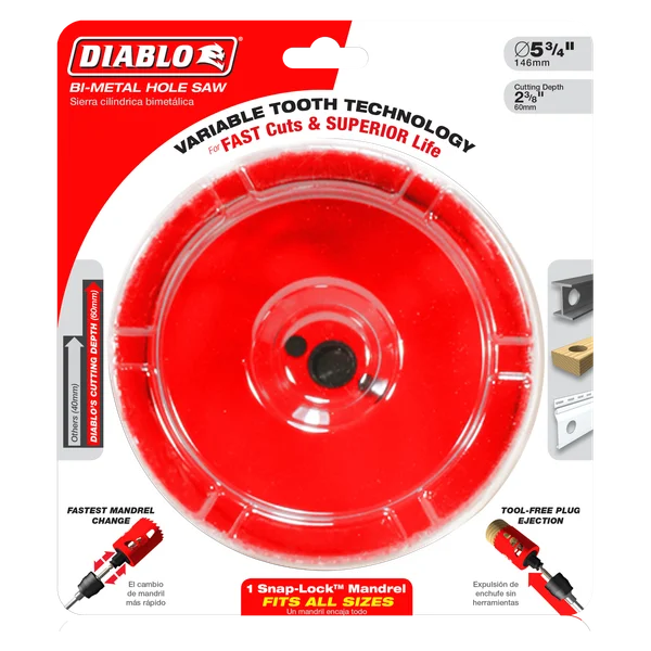 Diablo DHS5750 - 5-3/4" Hole Saw