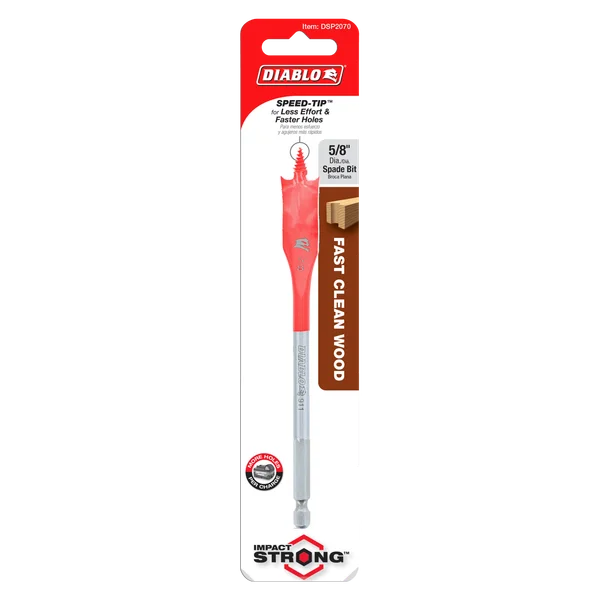 Diablo DSP2070 - 5/8" x 6" Spade Bit for Wood