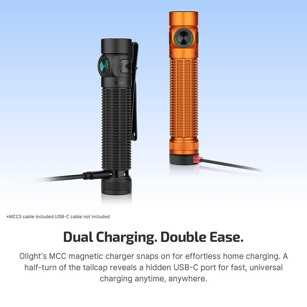 Olight Baton 4 Pro Dual Switch High Lumen Compact EDC Flashlight