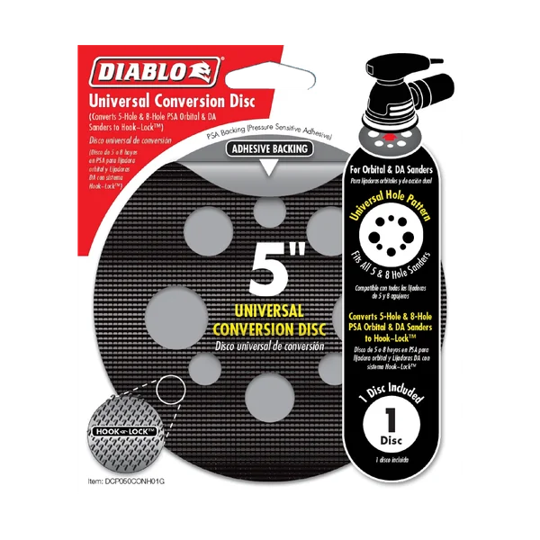 Diablo DCP050CONH01G - 5" Random Orbital Sander Universal Conversion Disc