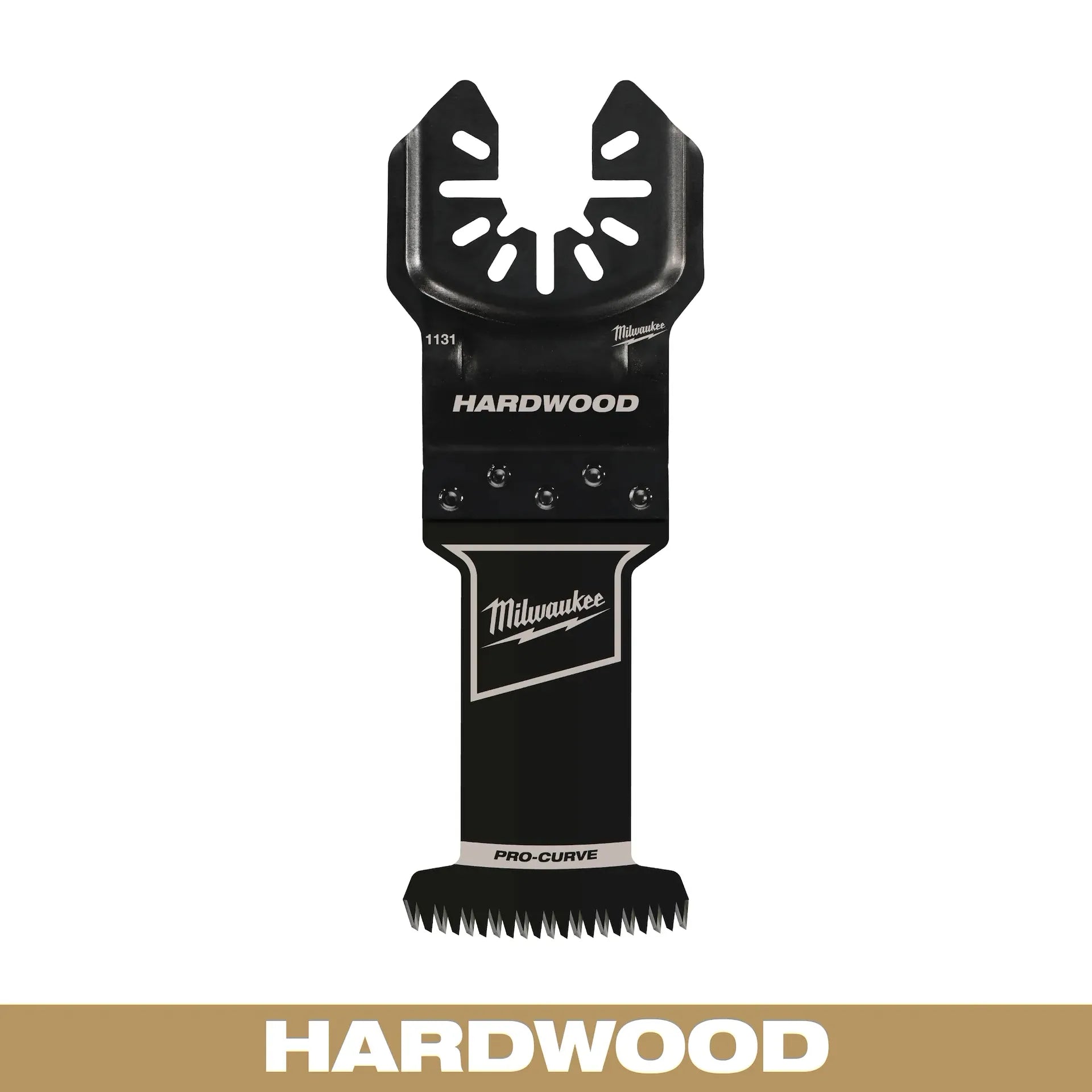 Milwaukee 49-25-1131 - 1-3/8" OPEN-LOK HCS Japanese Tooth PRO-CURVE Hardwood Multi-Tool Blade