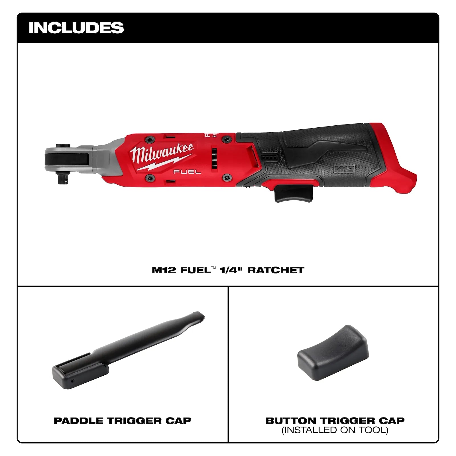 Milwaukee 3052-20 - M12 FUEL™ 1/4" Ratchet