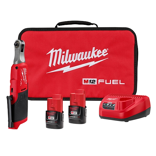 Milwaukee 2566-22 - M12 FUEL 1/4" High Speed Ratchet Kit