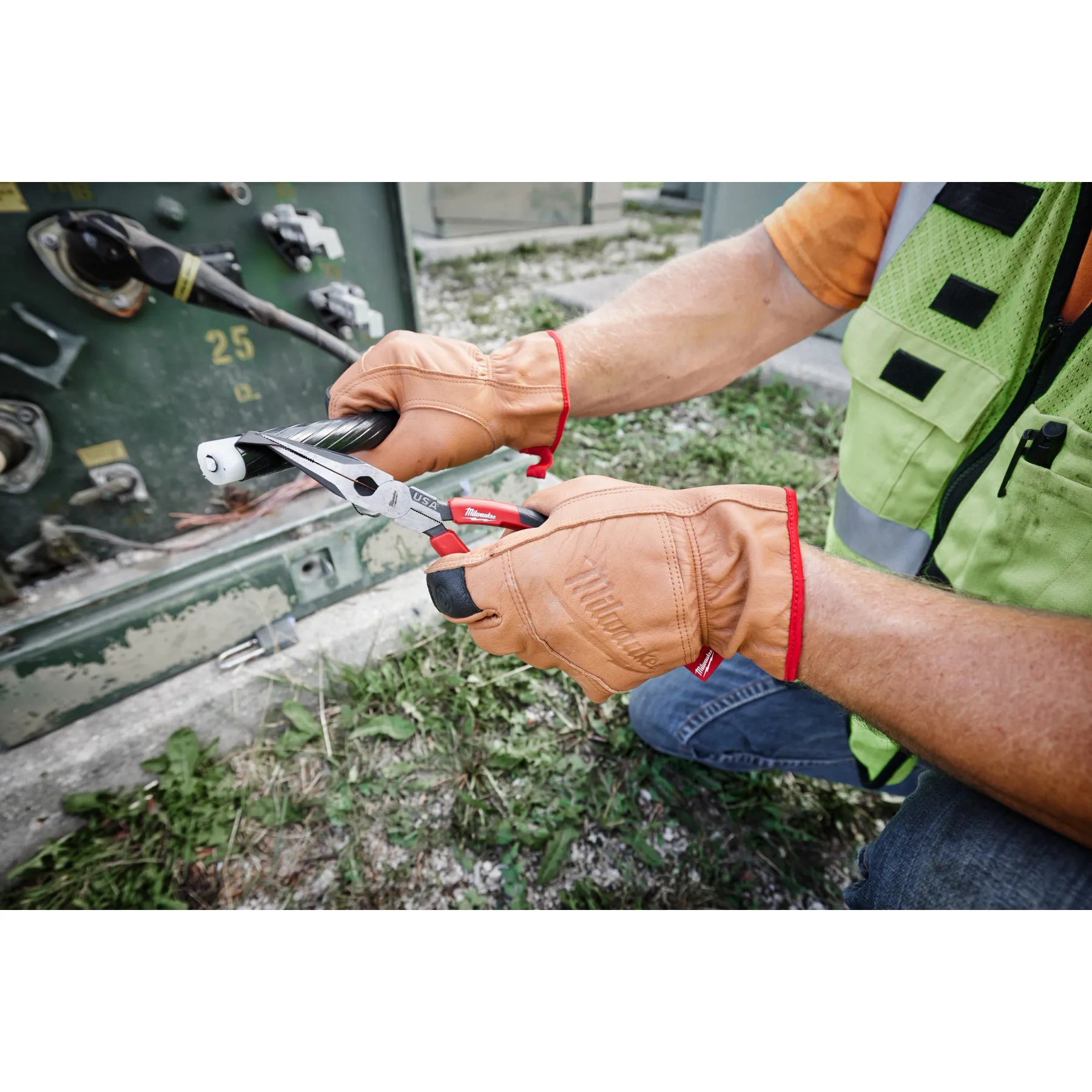 Milwaukee MT555 - 8" Long Nose Comfort Grip Pliers (USA)