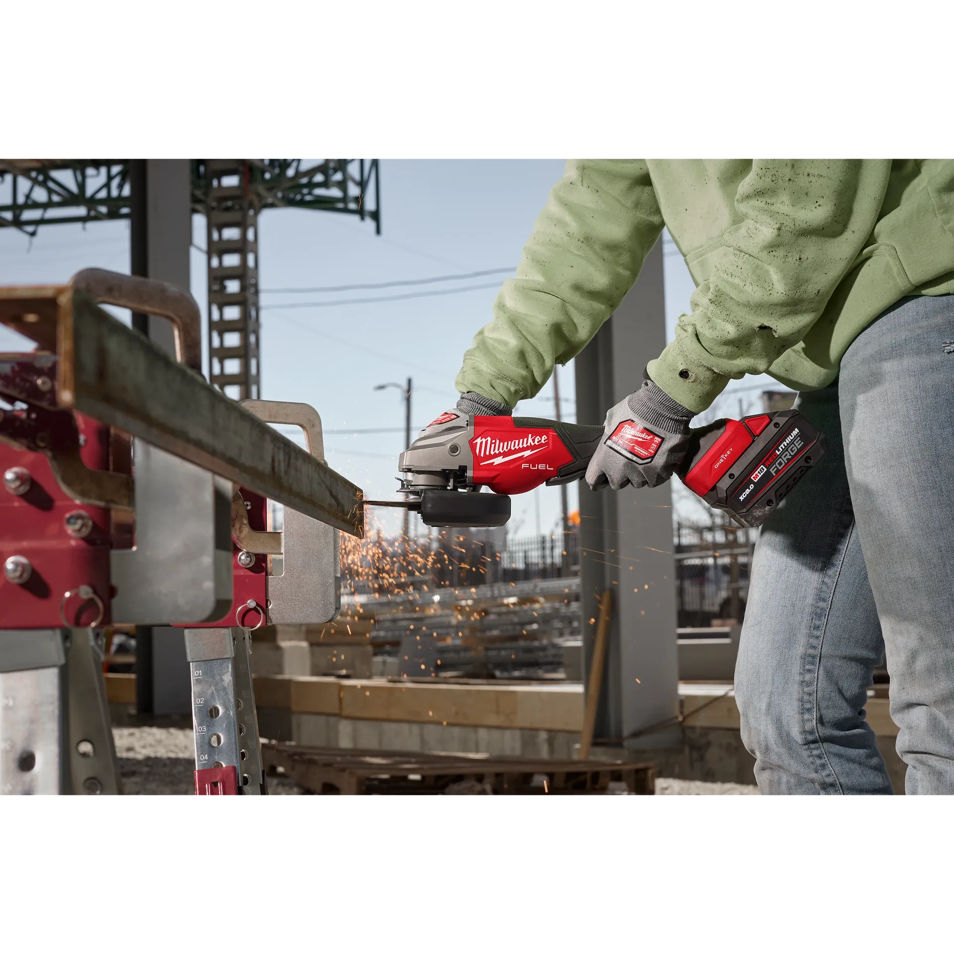 Milwaukee 3672-20 - M18 FUEL™ 4-1/2"-6" Variable Speed Braking Grinder, Paddle Switch w/ ONE-KEY™