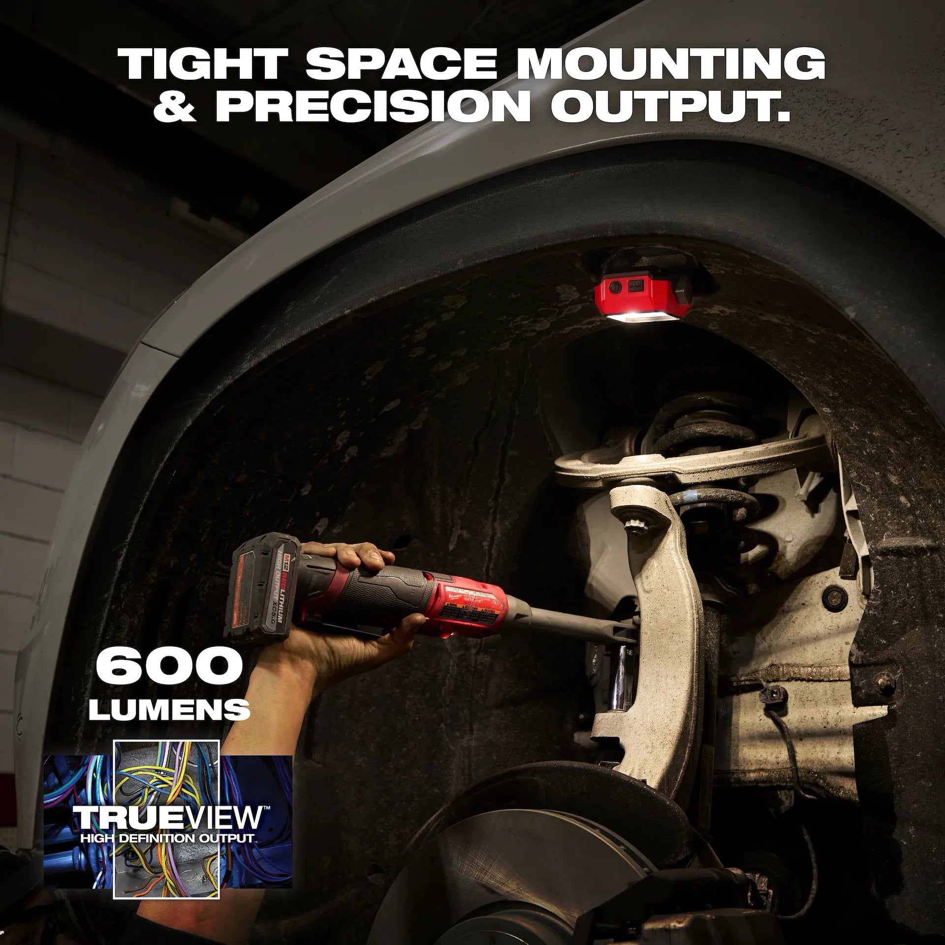 Milwaukee 2015R - Rechargeable Pivoting Task Light w/ Spot Mode
