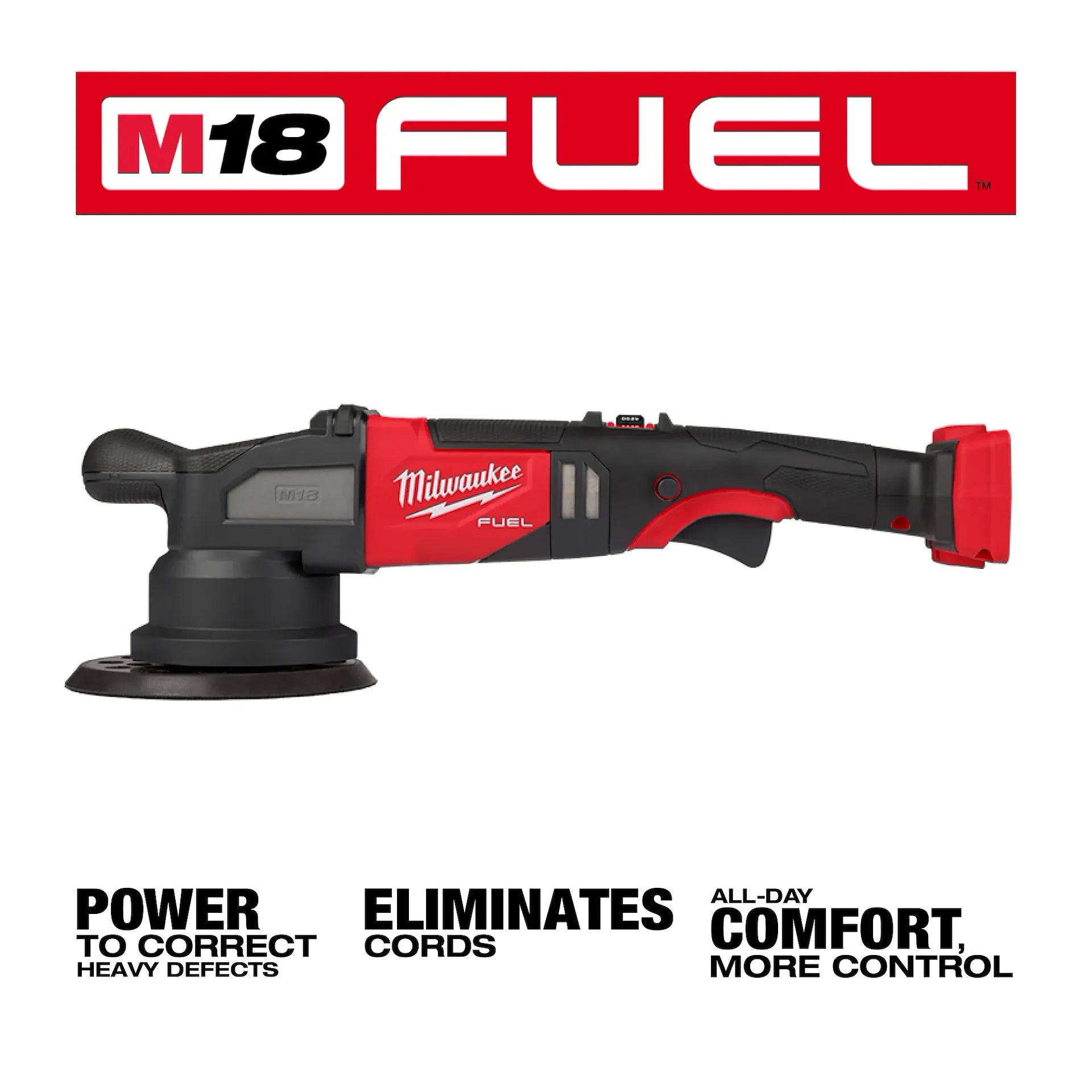 Milwaukee 2685-20 - M18 FUEL 21mm Random Orbital Polisher