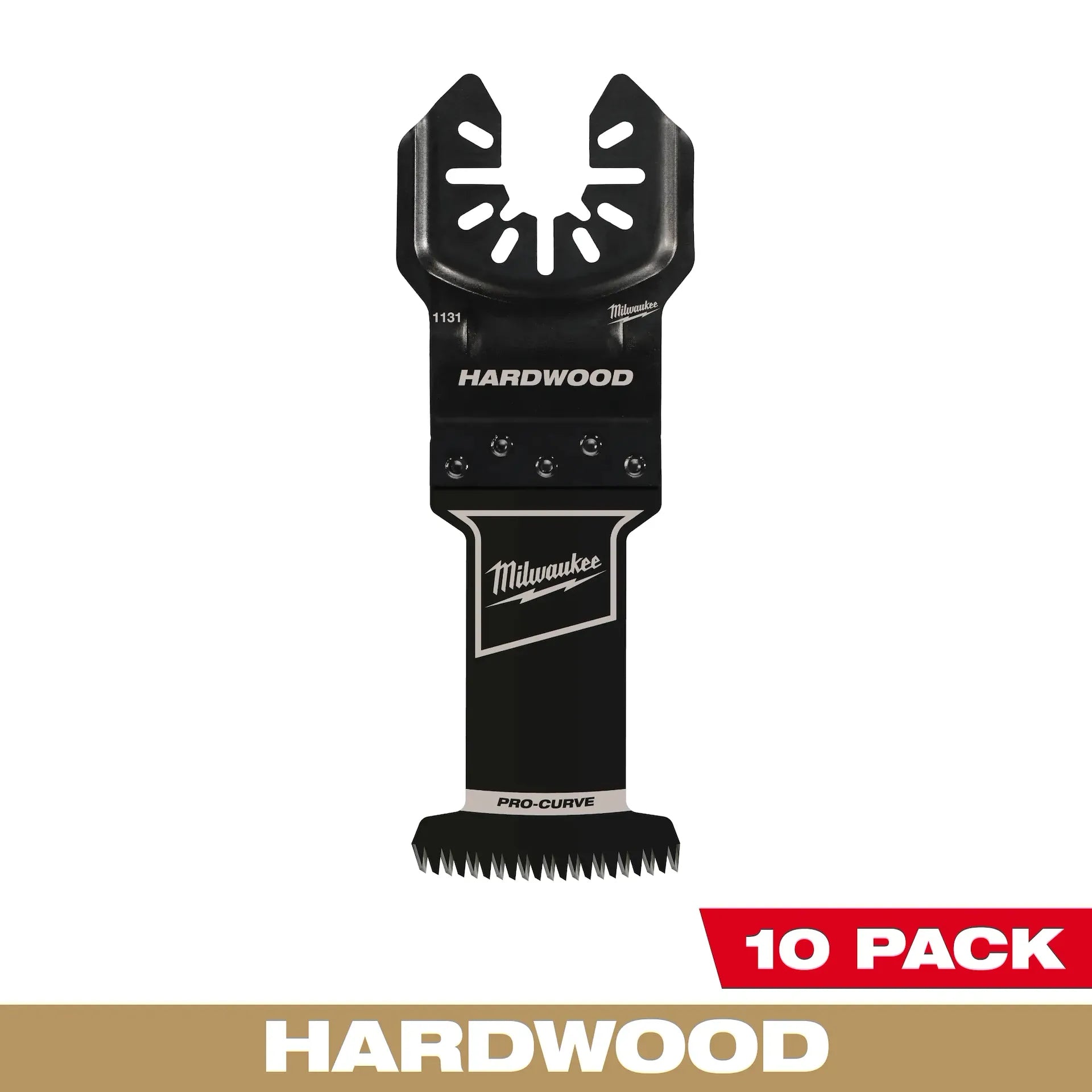 Milwaukee 49-25-1139 - 1-1/4" OPEN-LOK HCS Japanese Tooth PRO-CURVE Hardwood Multi-Tool Blades 10pk