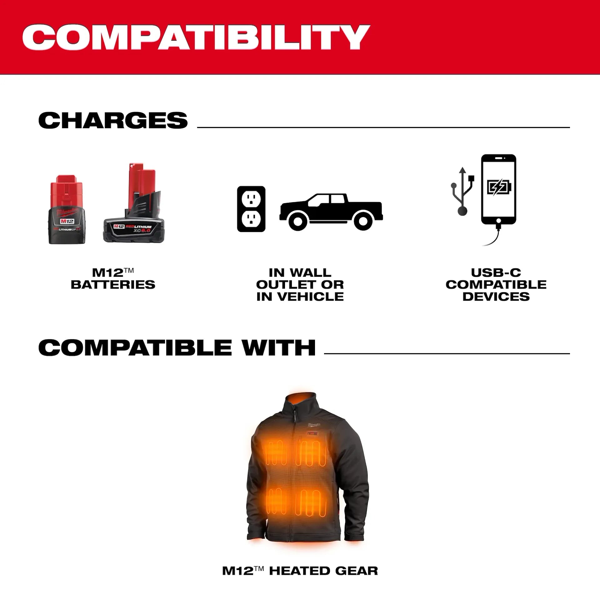Milwaukee 48-59-1211 - M12™ TOP-OFF™ Power Supply and Charger