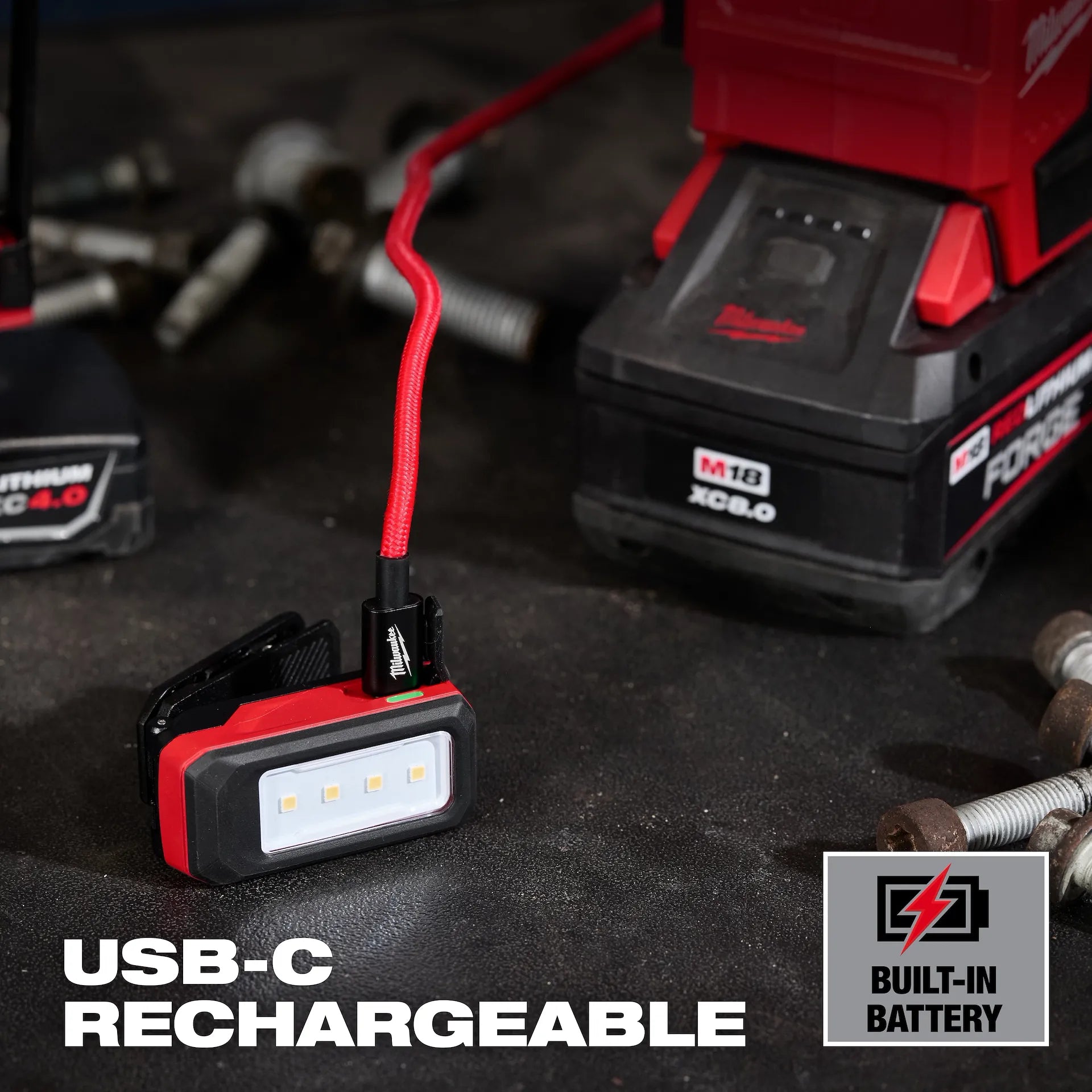 Milwaukee 2014R - Rechargeable Clip Light