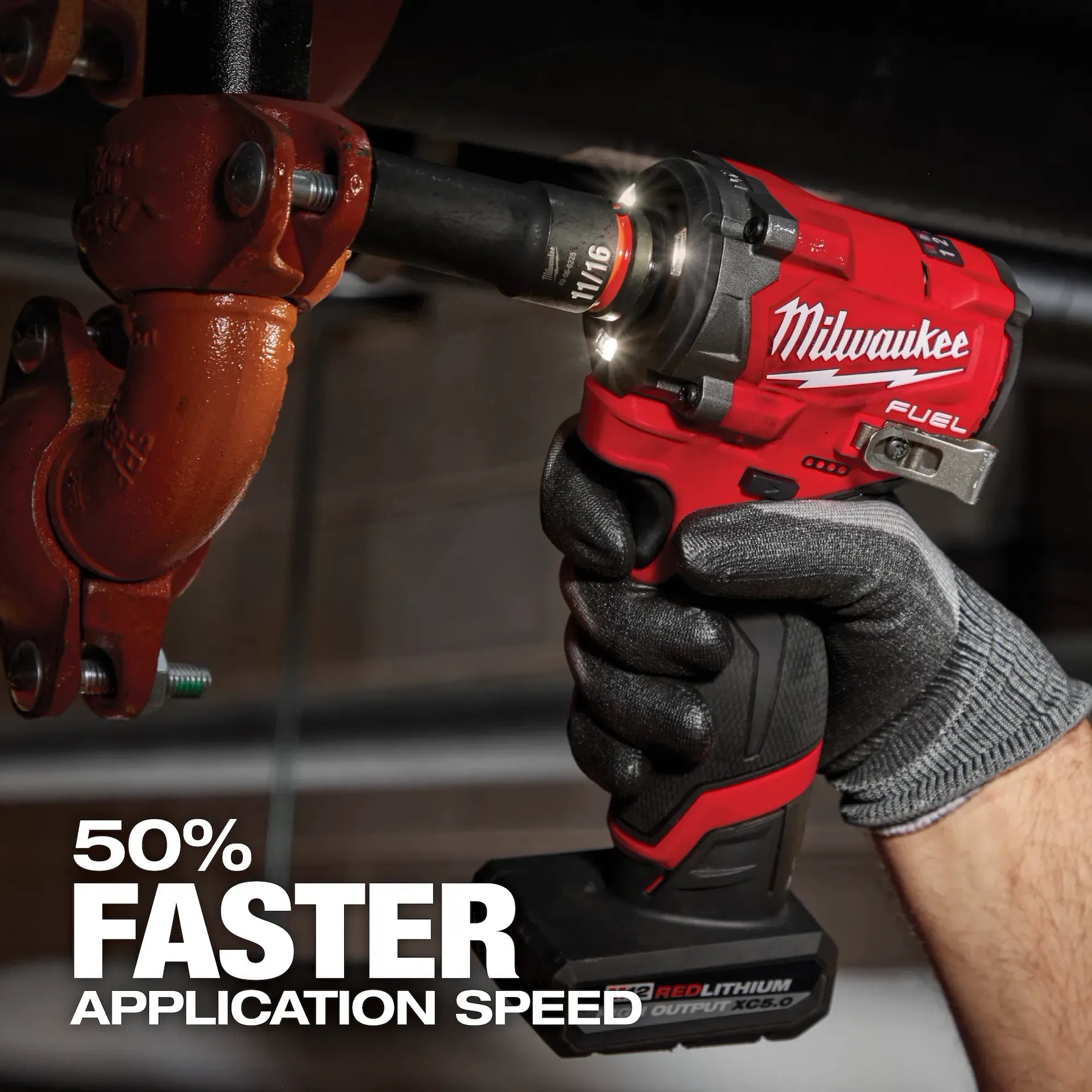 Milwaukee 2563P-20 - M12 FUEL™ Stubby 1/2" Impact Wrench w/ Pin Detent
