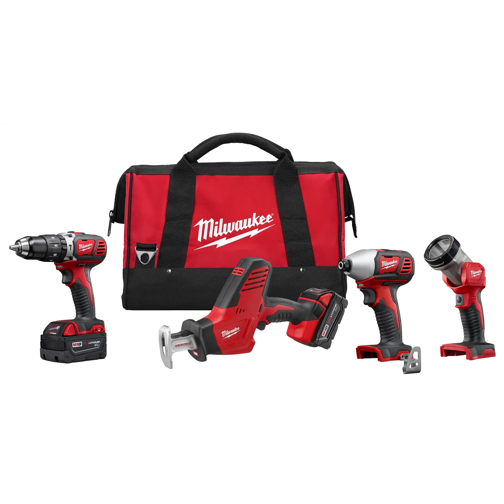Milwaukee 2695-24 - M18 Cordless LITHIUM-ION 4-Tool Combo Kit