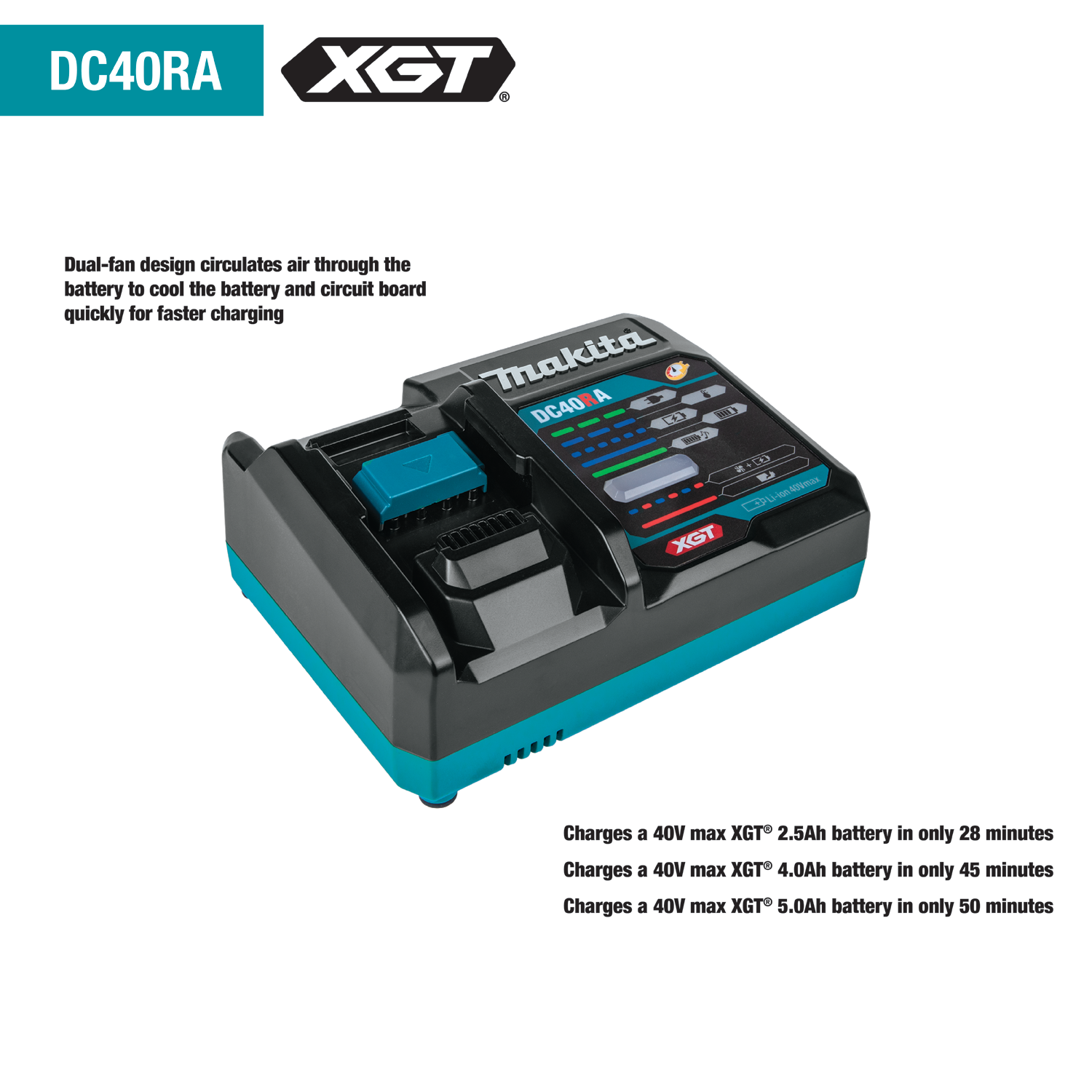 Makita GRJ02M1 - 40V max XGT® Brushless Cordless AVT® Orbital Recipro Saw Kit