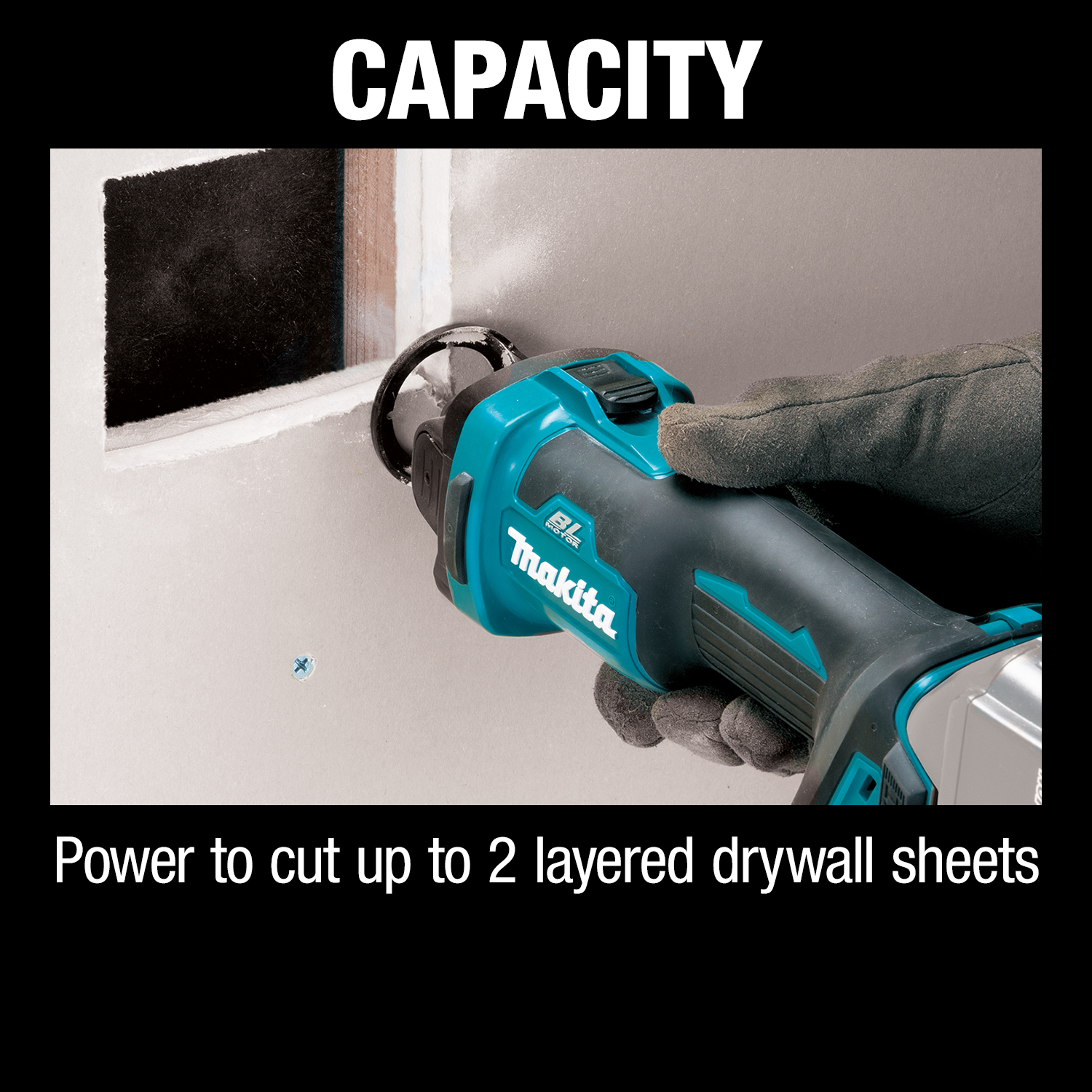 Makita XOC02Z - 18V LXT® Lithium‑Ion Brushless Cordless Cut‑Out Tool, AWS® Capable