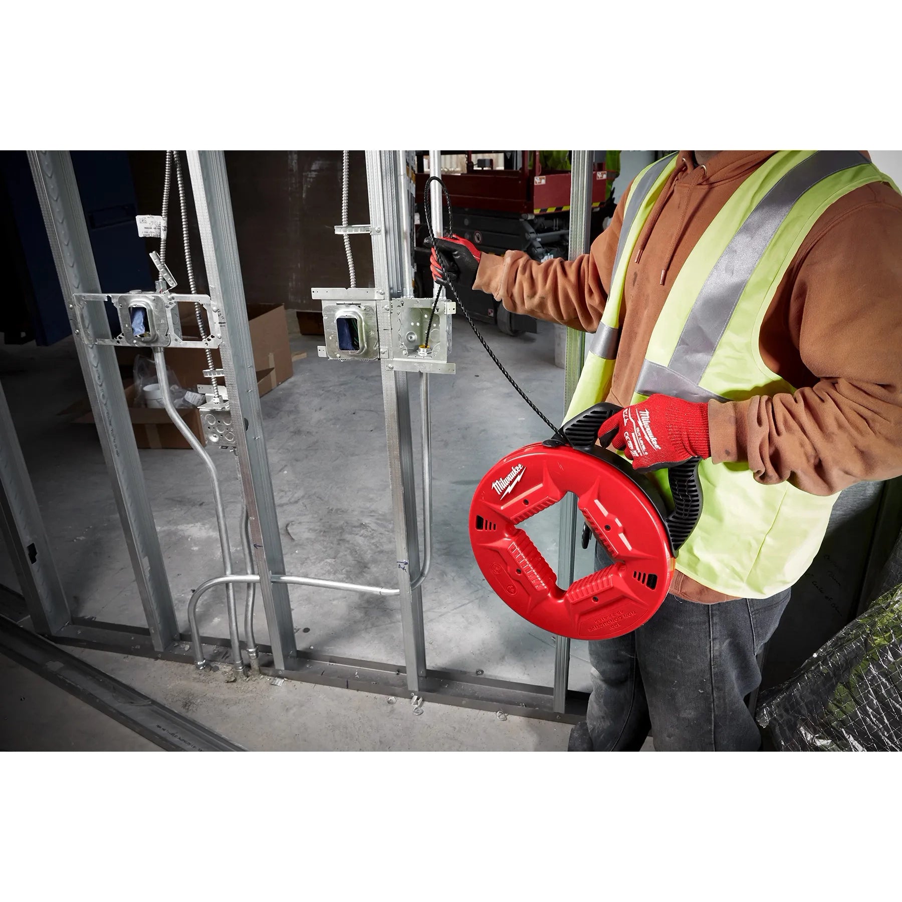 Milwaukee 48-22-4165 - 100’ Polyester Fish Tape with Nonconductive Tip