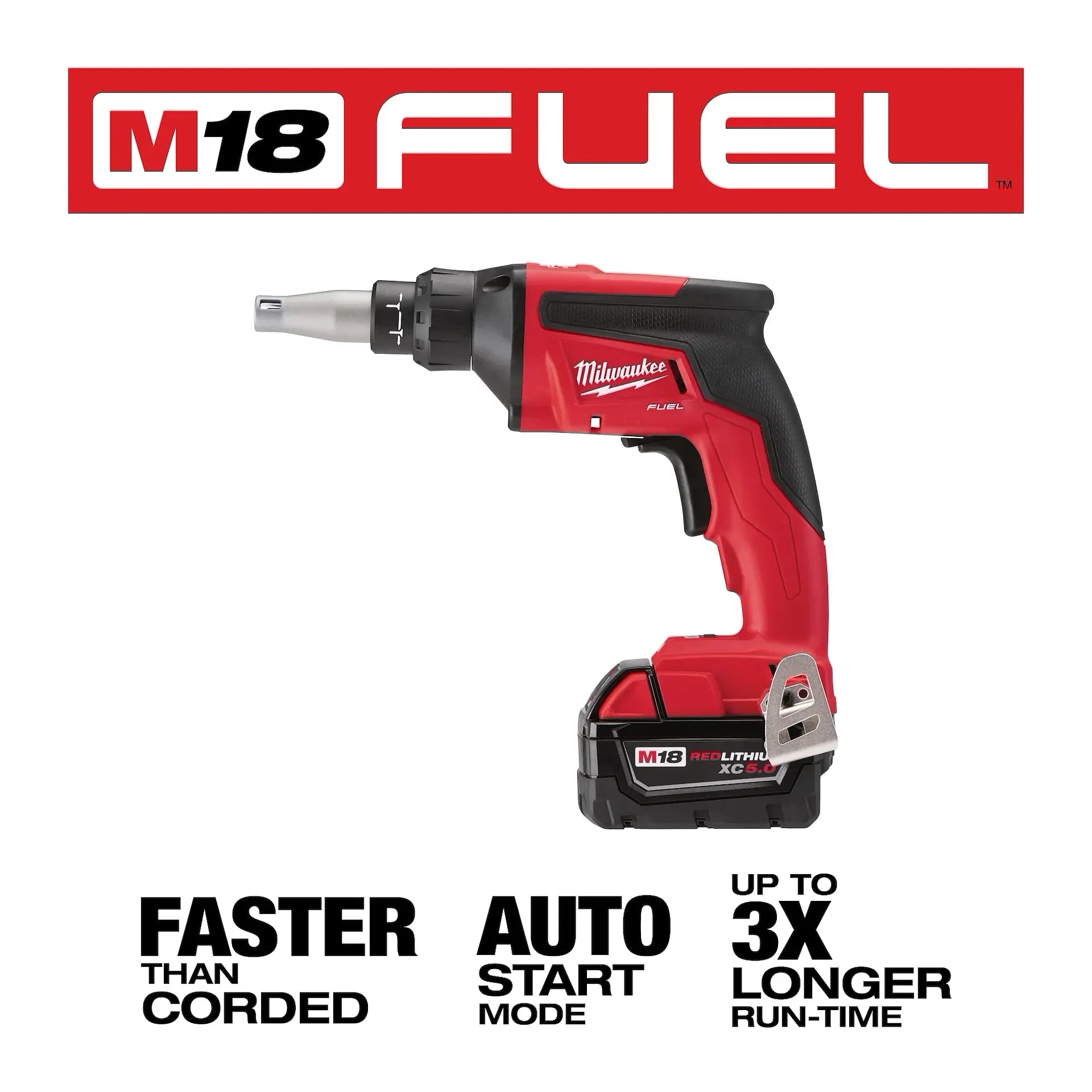 Milwaukee 2866-22 - M18 FUEL Drywall Screw Gun Kit