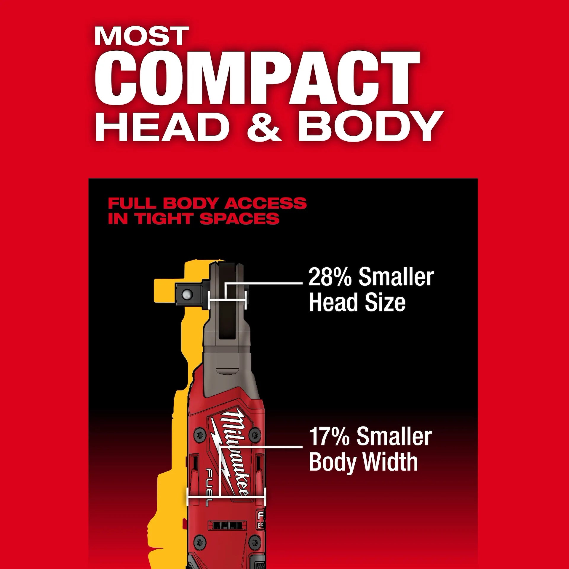 Milwaukee 3054-20 - M12 FUEL™ 1/2" Ratchet