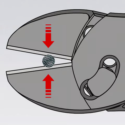 Knipex 7371180 - 7" TwinForce® High Performance Diagonal Cutters