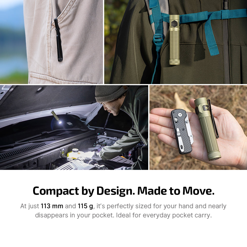 Olight Baton Ultra Dual Switch High Lumen Compact EDC Flashlight