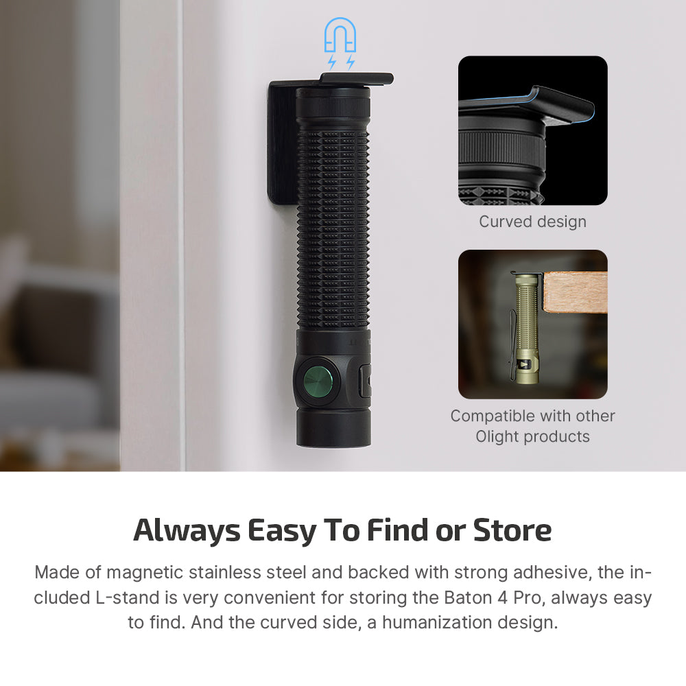 Olight Baton 4 Pro Dual Switch High Lumen Compact EDC Flashlight
