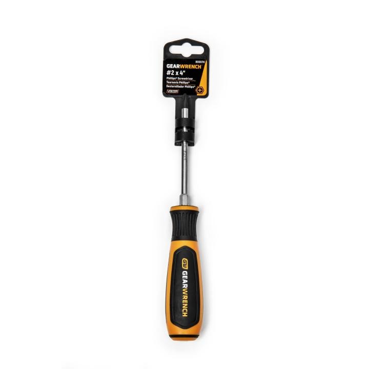 Gearwrench 80007H - #2 x 4" Phillips® Dual Material Screwdriver