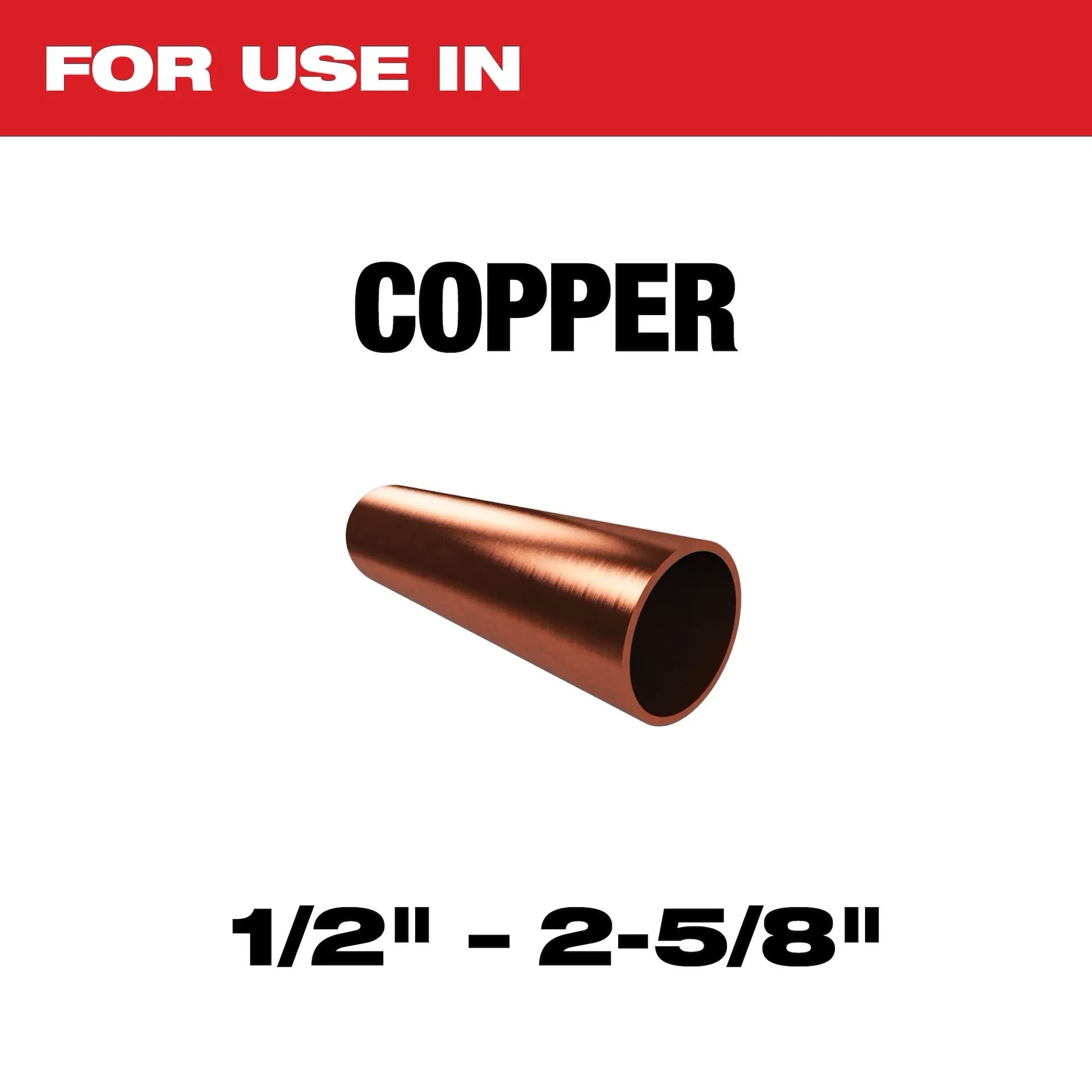 Milwaukee 48-22-4253 - 2-1/2" Quick Adjust Copper Tubing Cutter