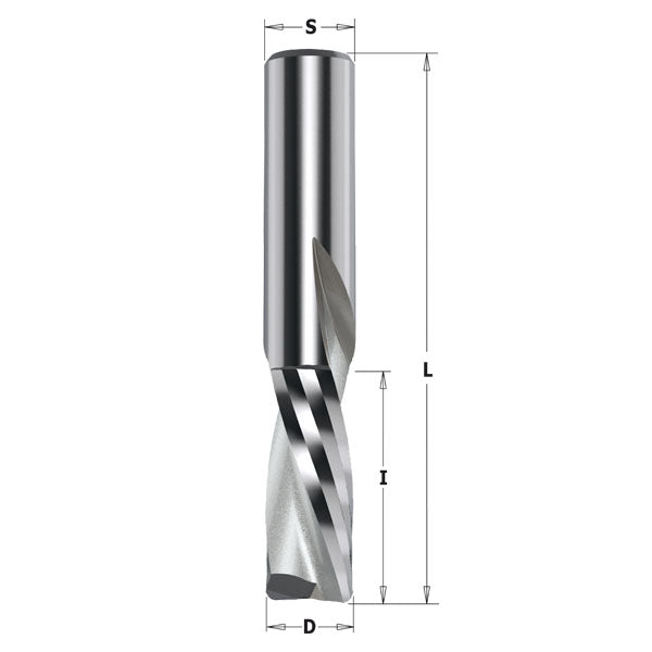 CMT 192.505.11 - 1/2" Shank 1/2" D Carbide Downcut Spiral Router Bit