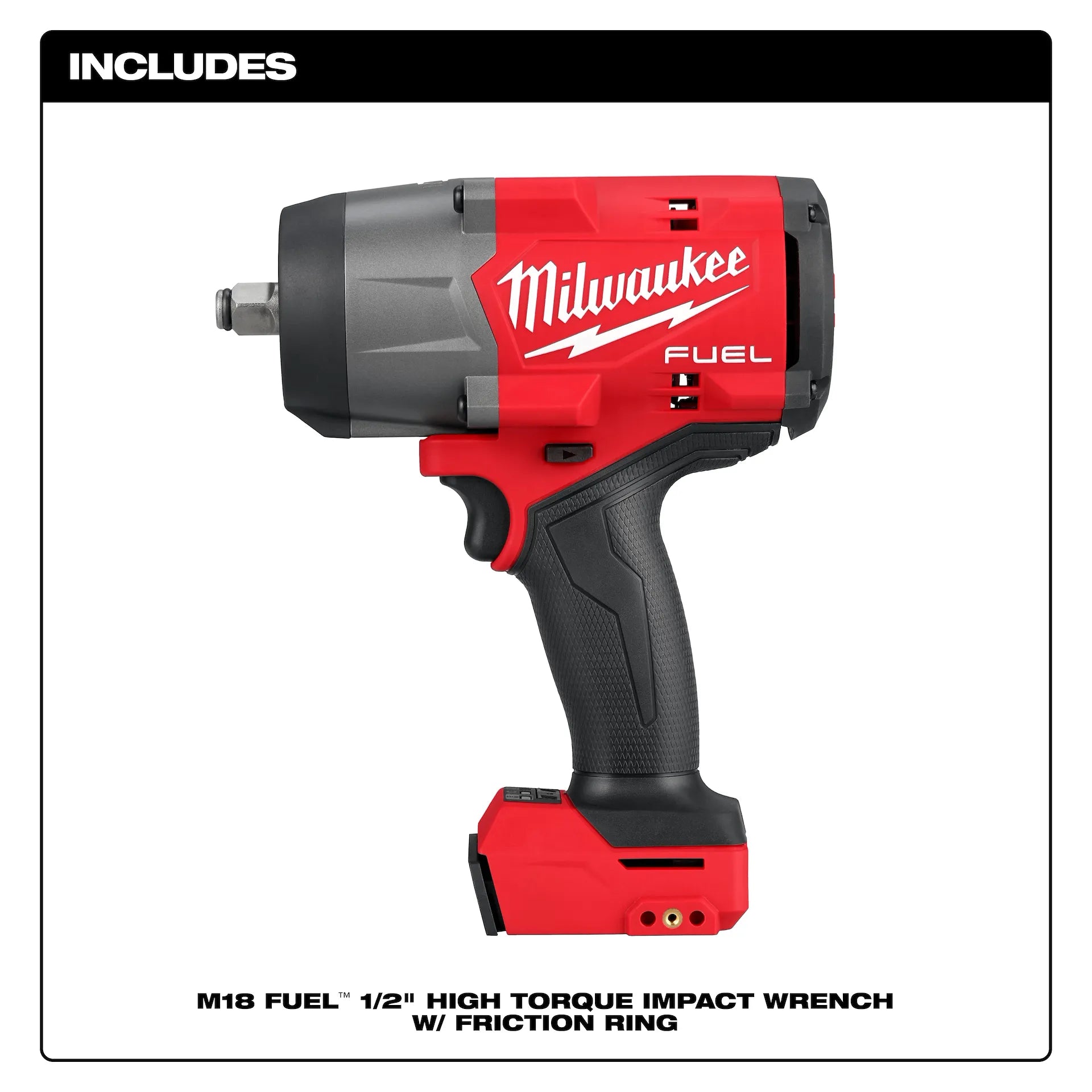 Milwaukee 2967-20 - M18 FUEL 1/2" High Torque Impact Wrench with Friction Ring