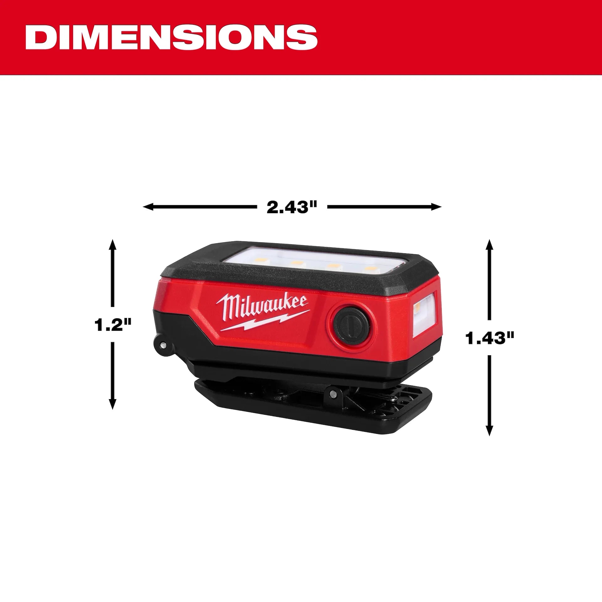 Milwaukee 2014R - Rechargeable Clip Light