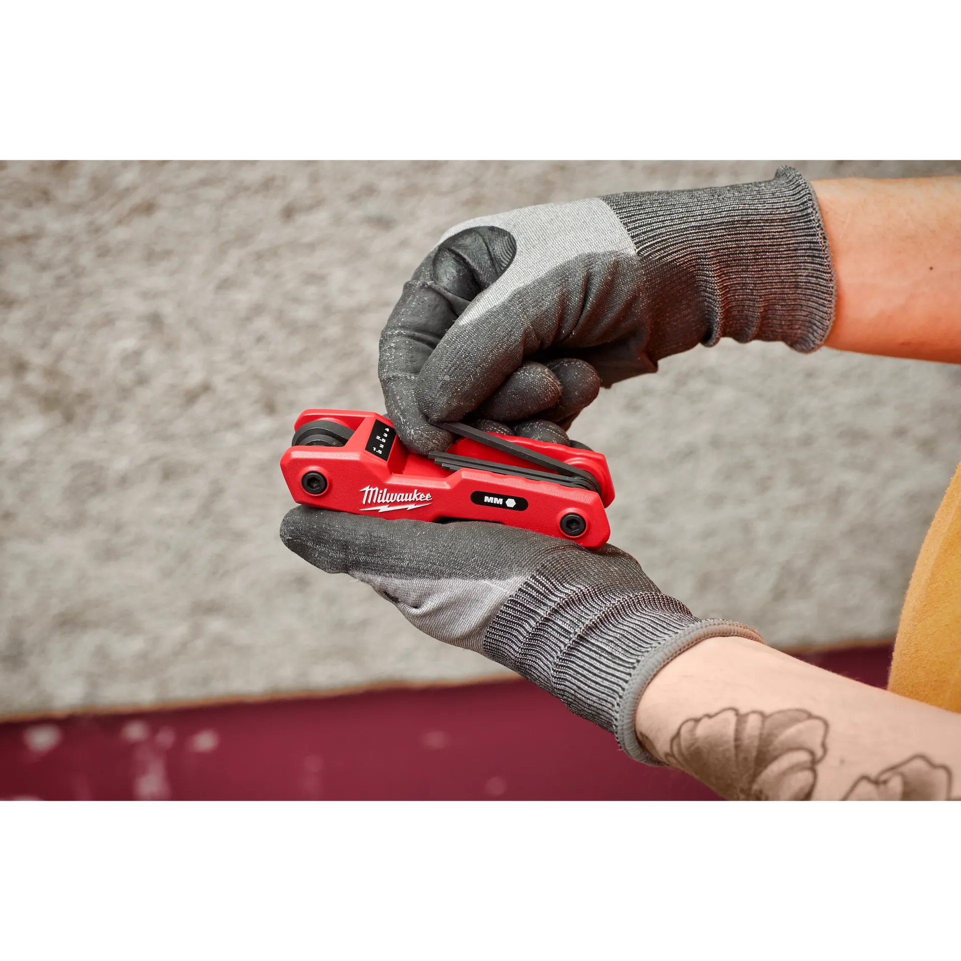 Milwaukee 48-22-2182 - 8-Key Folding Hex Key Set - Metric