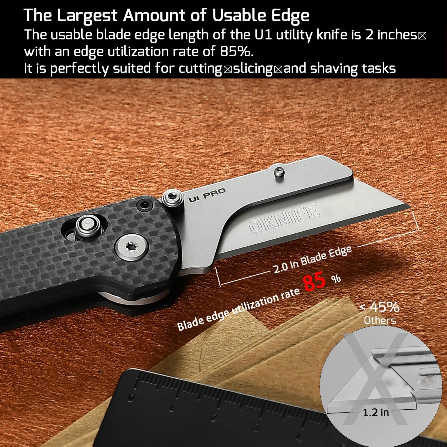 Oknife U1 Pro Utility Knife w/ Screwdriver
