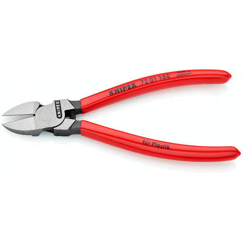 Knipex 7201160SB - 7-1/4" Diagonal Cutters for Plastics