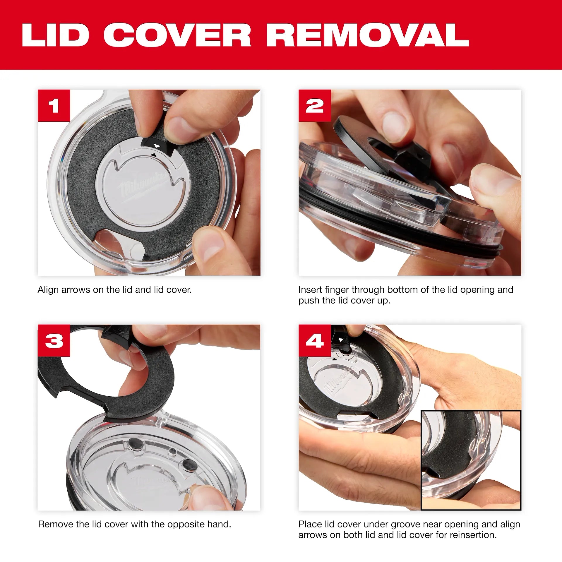 Milwaukee 48-82-8392R - Red PACKOUT™ 20oz Tumbler