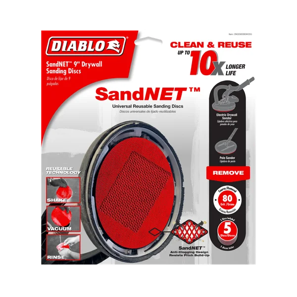 Diablo 9" Sand Demon™ 80-Grit Sanding Discs for Drywall
