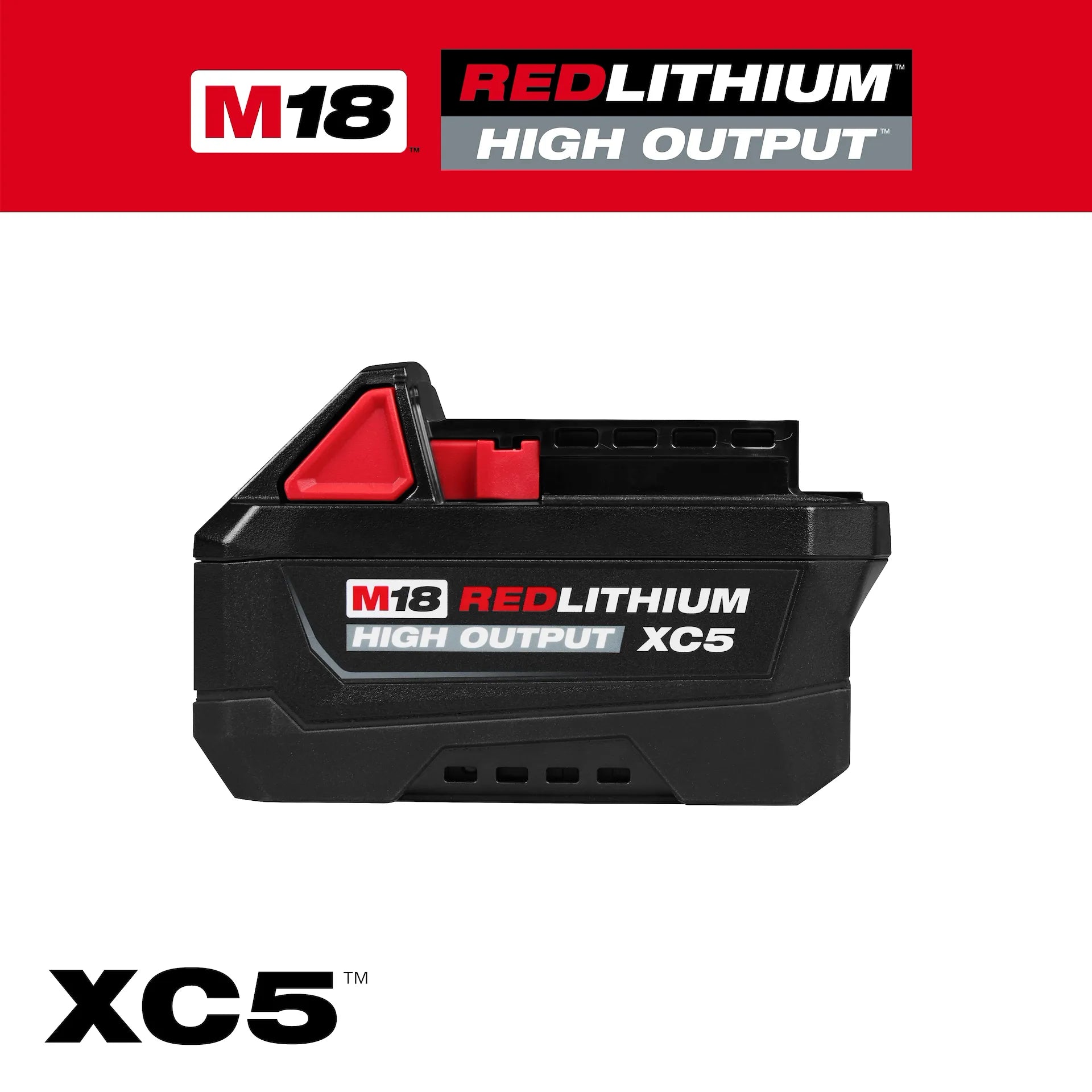 Milwaukee 48-11-1855 - M18™ REDLITHIUM™ HIGH OUTPUT™ XC5™ Battery Pack