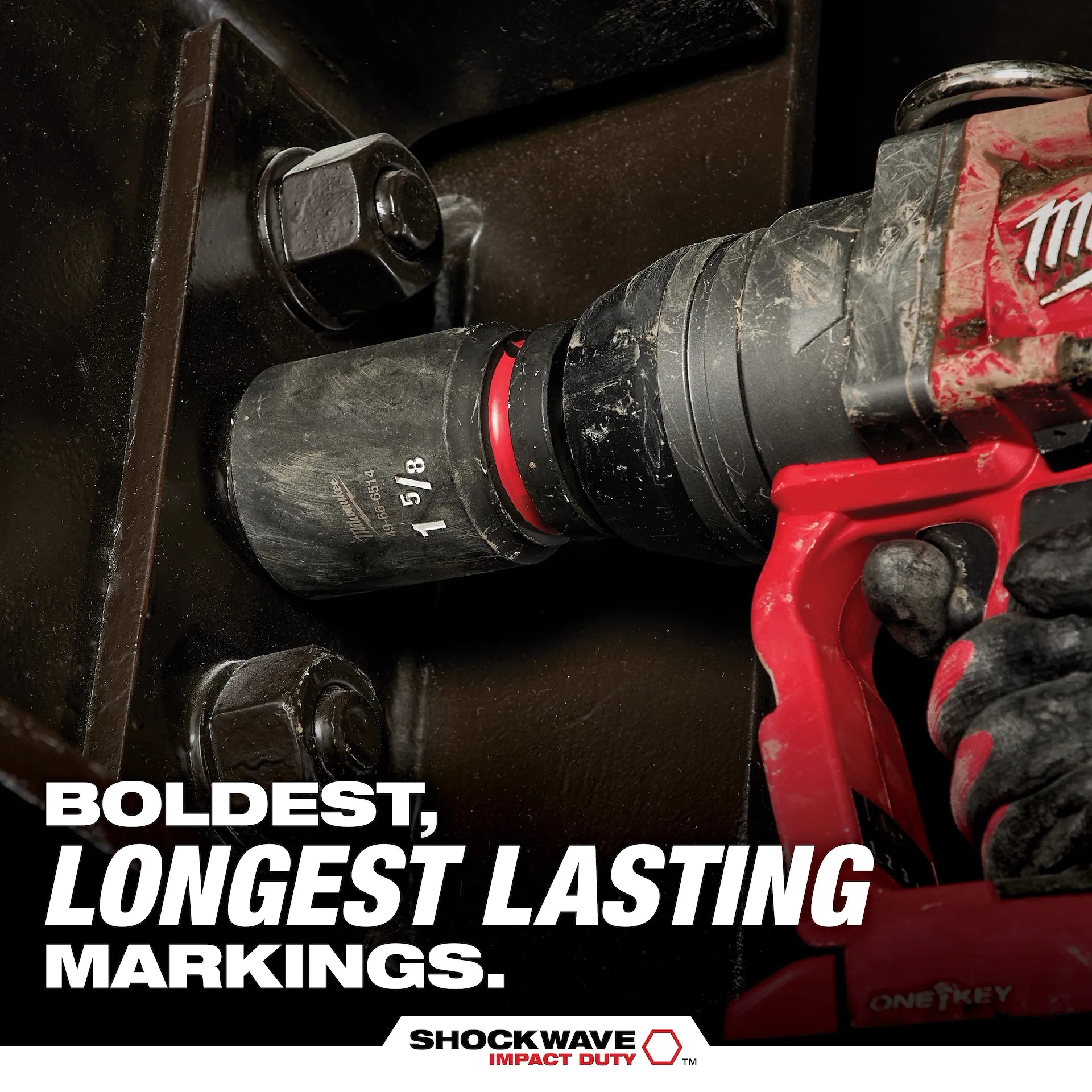Milwaukee 49-66-6627 - SHOCKWAVE™ Impact Duty 1" Drive 33mm Deep 6 Point Socket