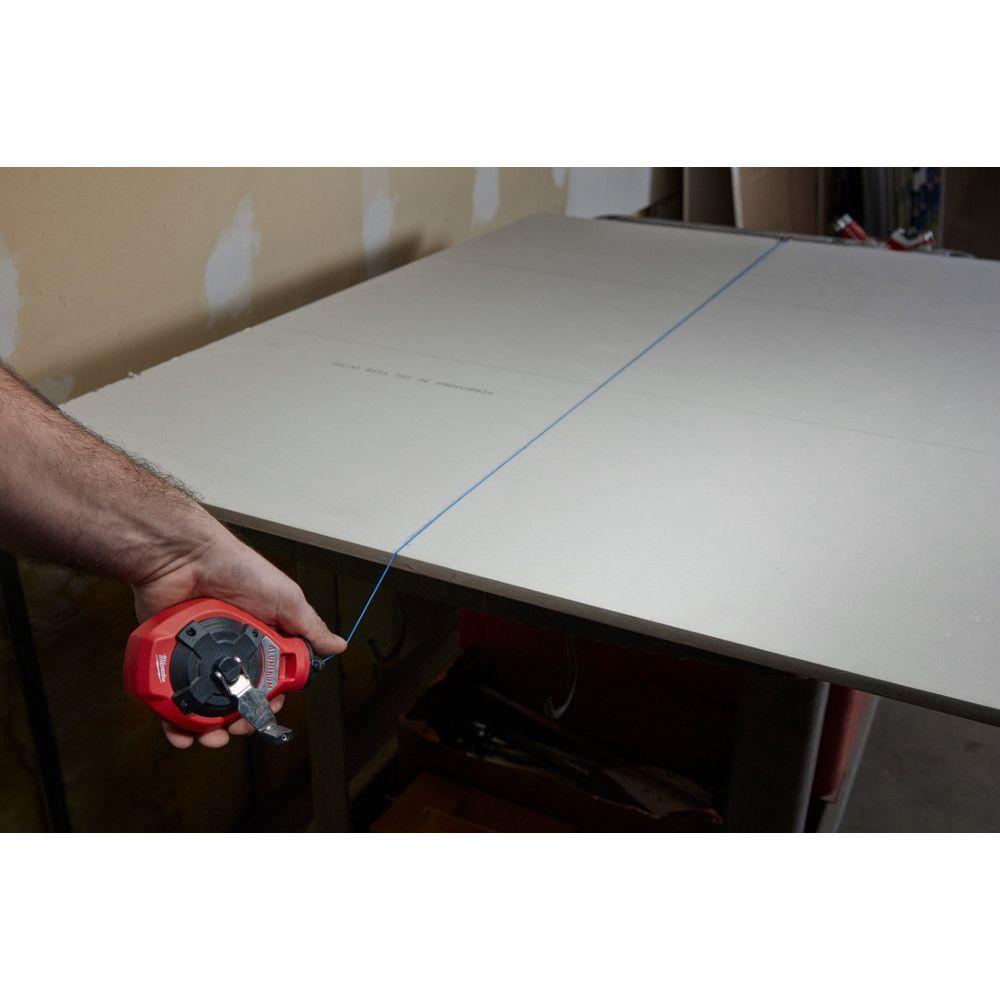 Milwaukee 48-22-3992 - 100 Ft. Aluminum Precision Line Chalk Reel Kit with Blue Chalk MILWAUKEE