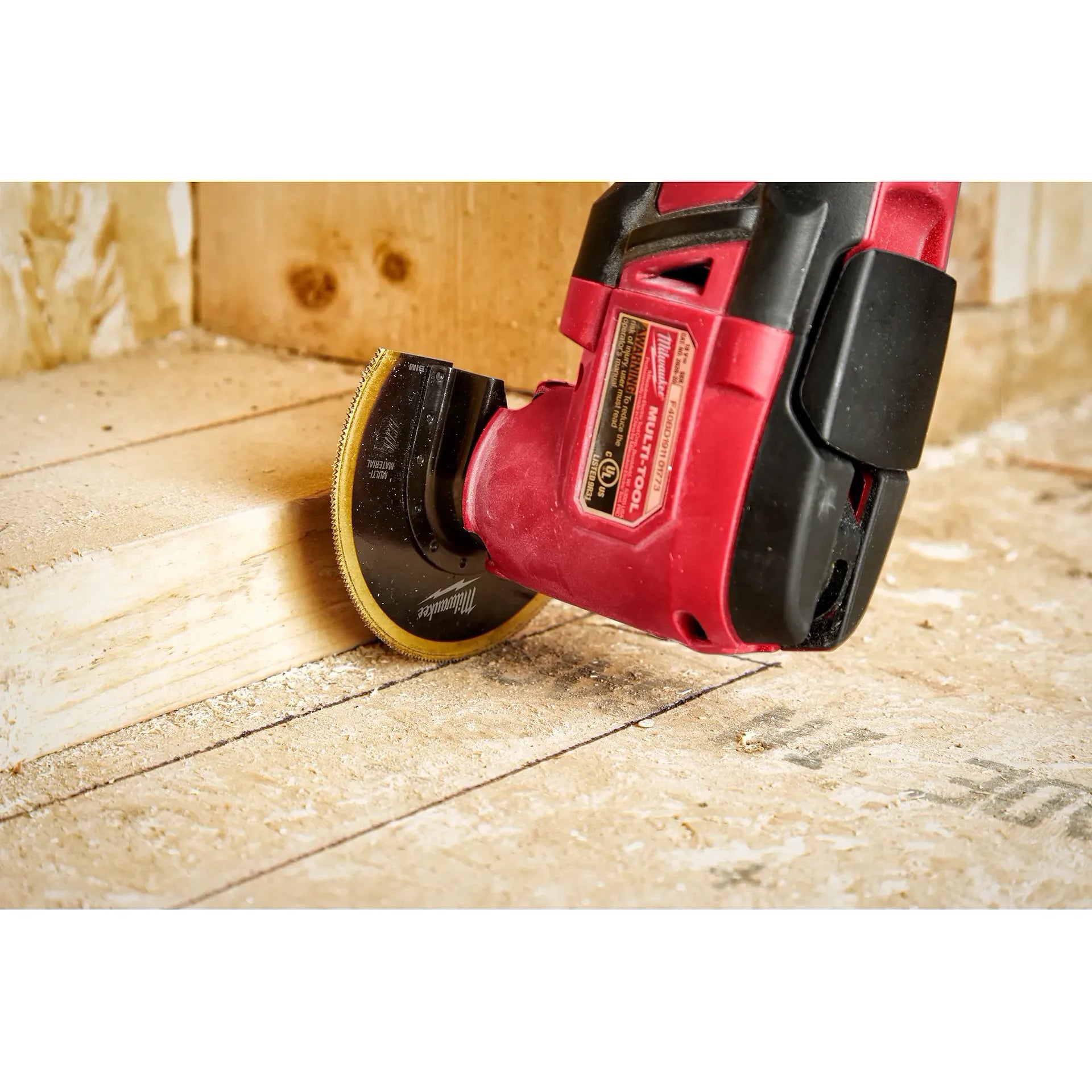 Milwaukee 49-25-1271 - 3-1/2" OPEN-LOK™ TITANIUM CHARGED™ Bi-Metal Multi-Material Universal Fit Oscillating Multi-Tool Blade