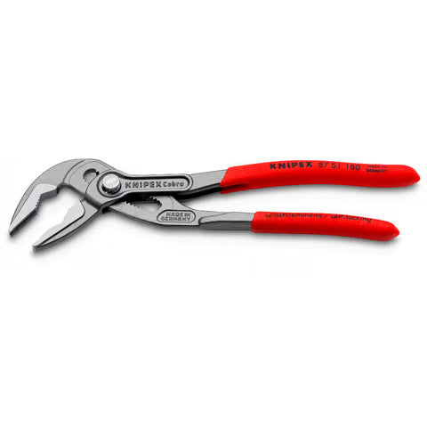 Knipex 8751180SBA - 7" Cobra ES Extra Slim Water Pump Pliers
